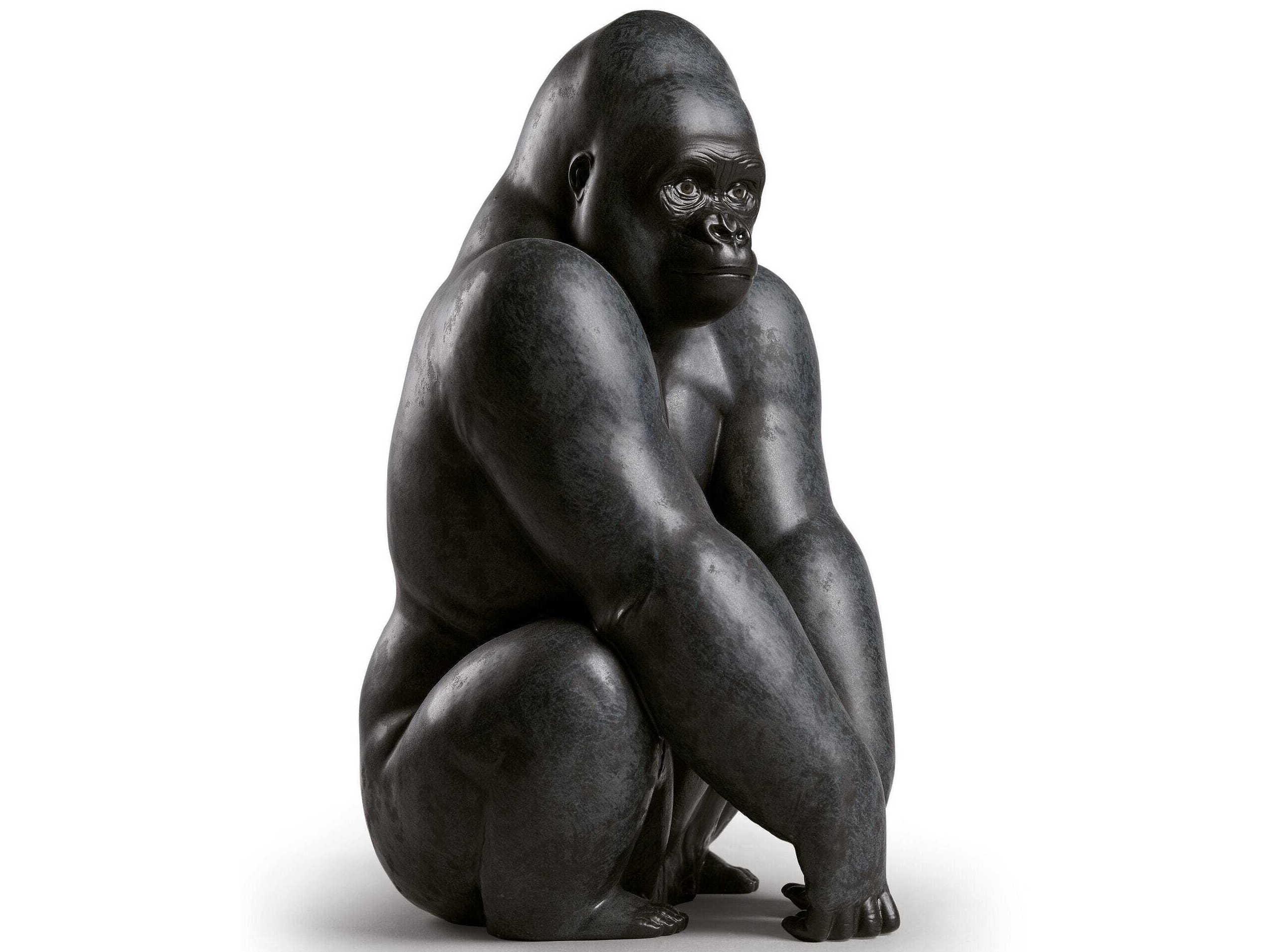 Lladro Gorilla Sculpture