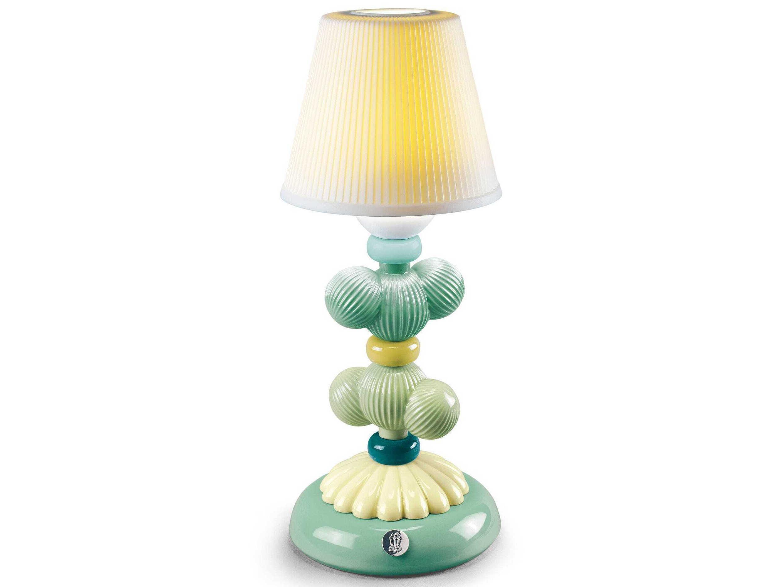 Lladro Cactus Firefly Green Table Lamp