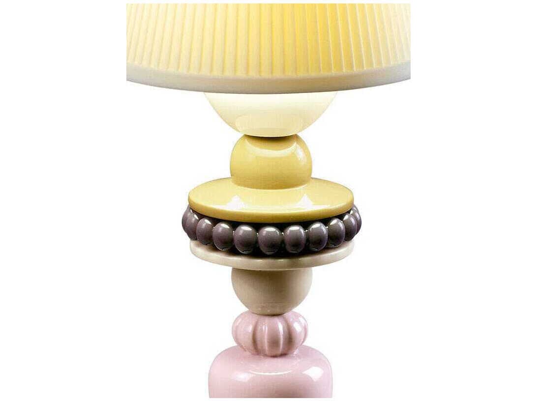 Lladro Sunflower Firefly Blue Table Lamp