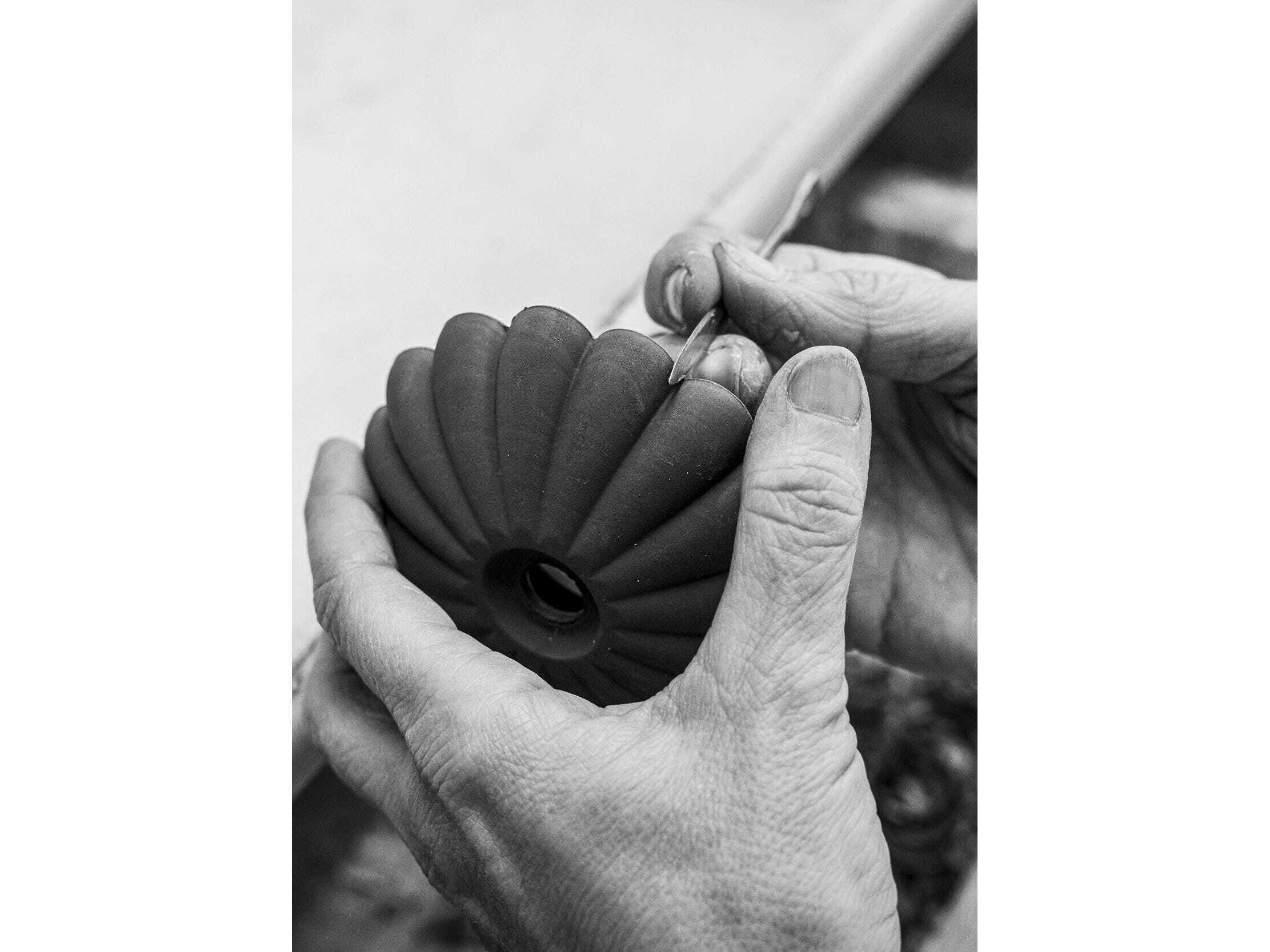 Lladro Sunflower Firefly Black Table Lamp