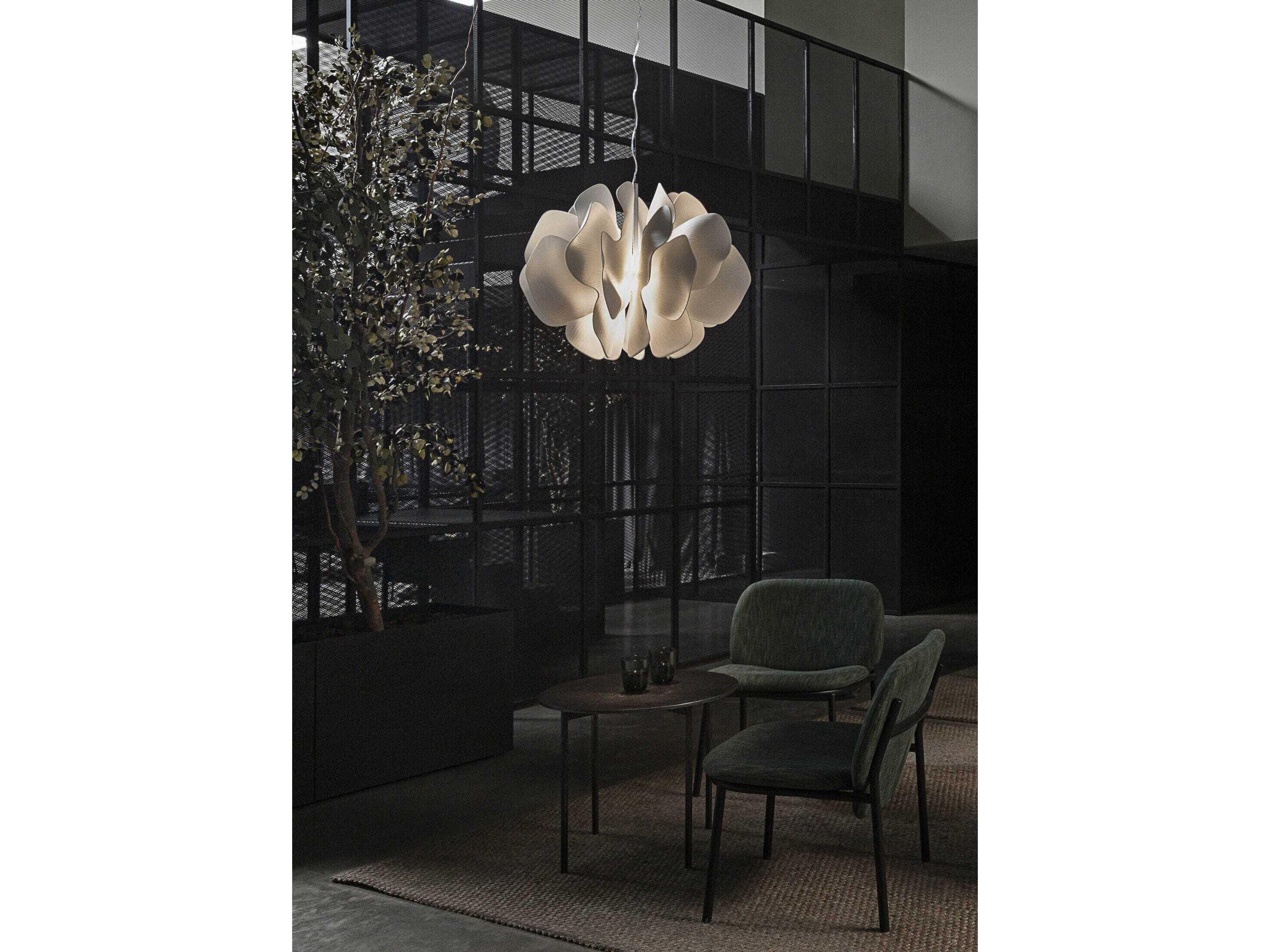 Lladro Nightbloom White Gold Pendant