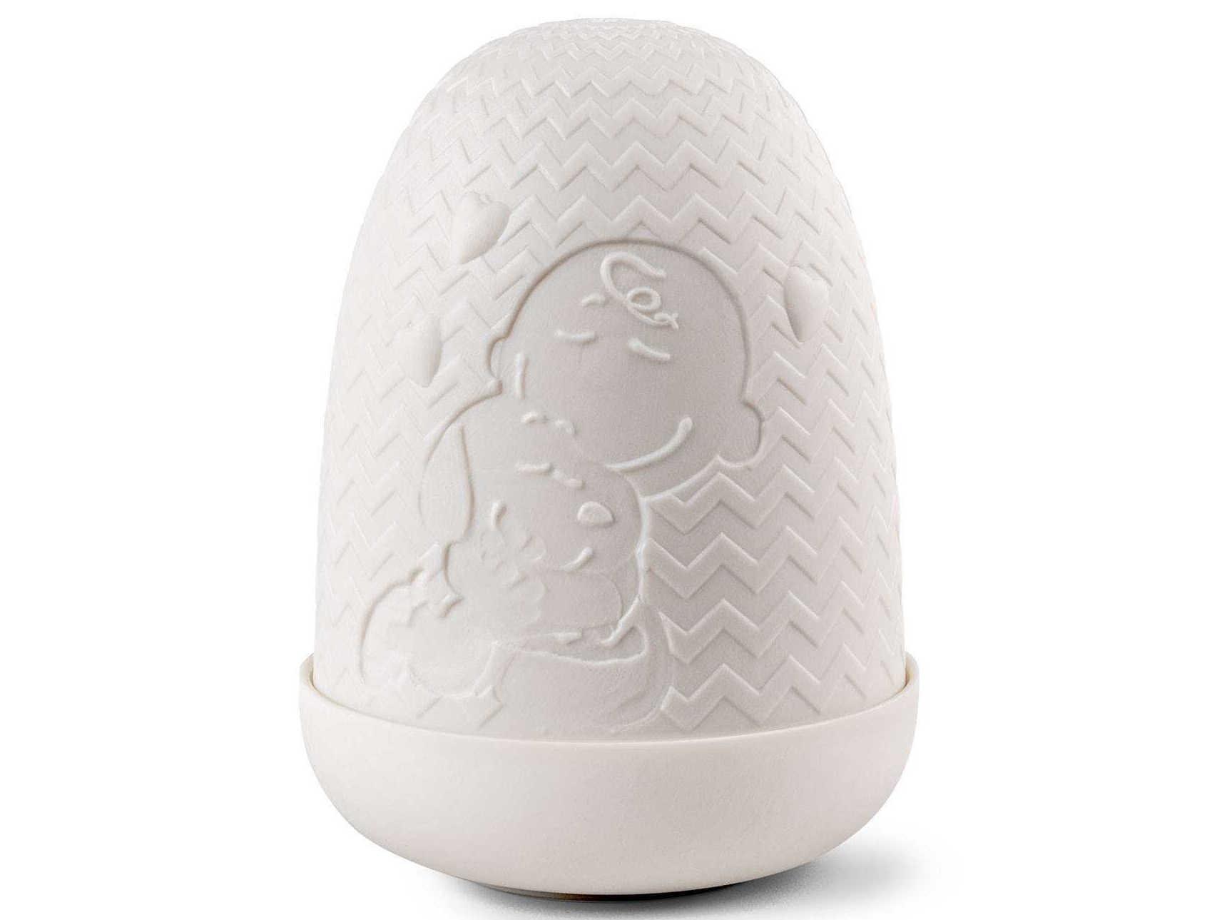 Lladro Snoopy Dome White Table Lamp