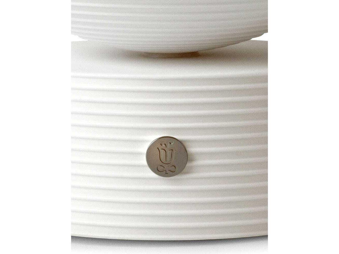 Lladro Cascade White Table Lamp