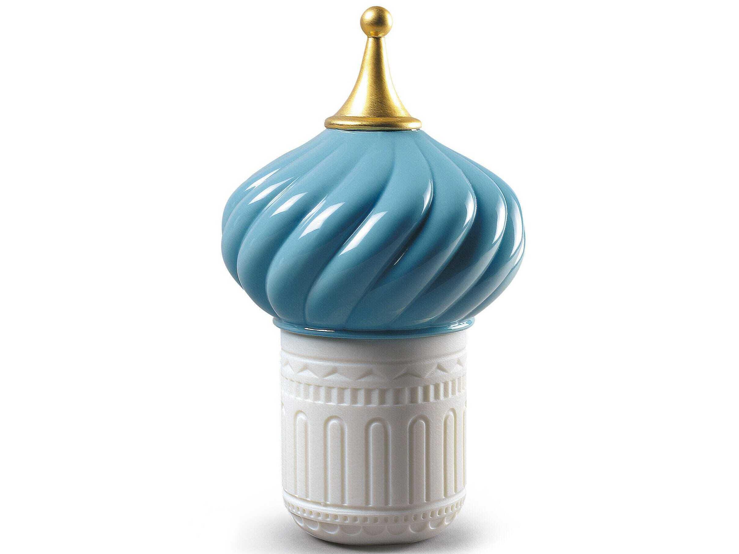 Lladro 1001-Lights Turquoise Spire Candle