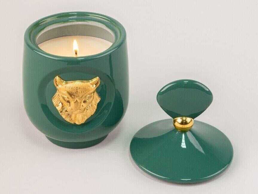 Lladro Lynx Candle
