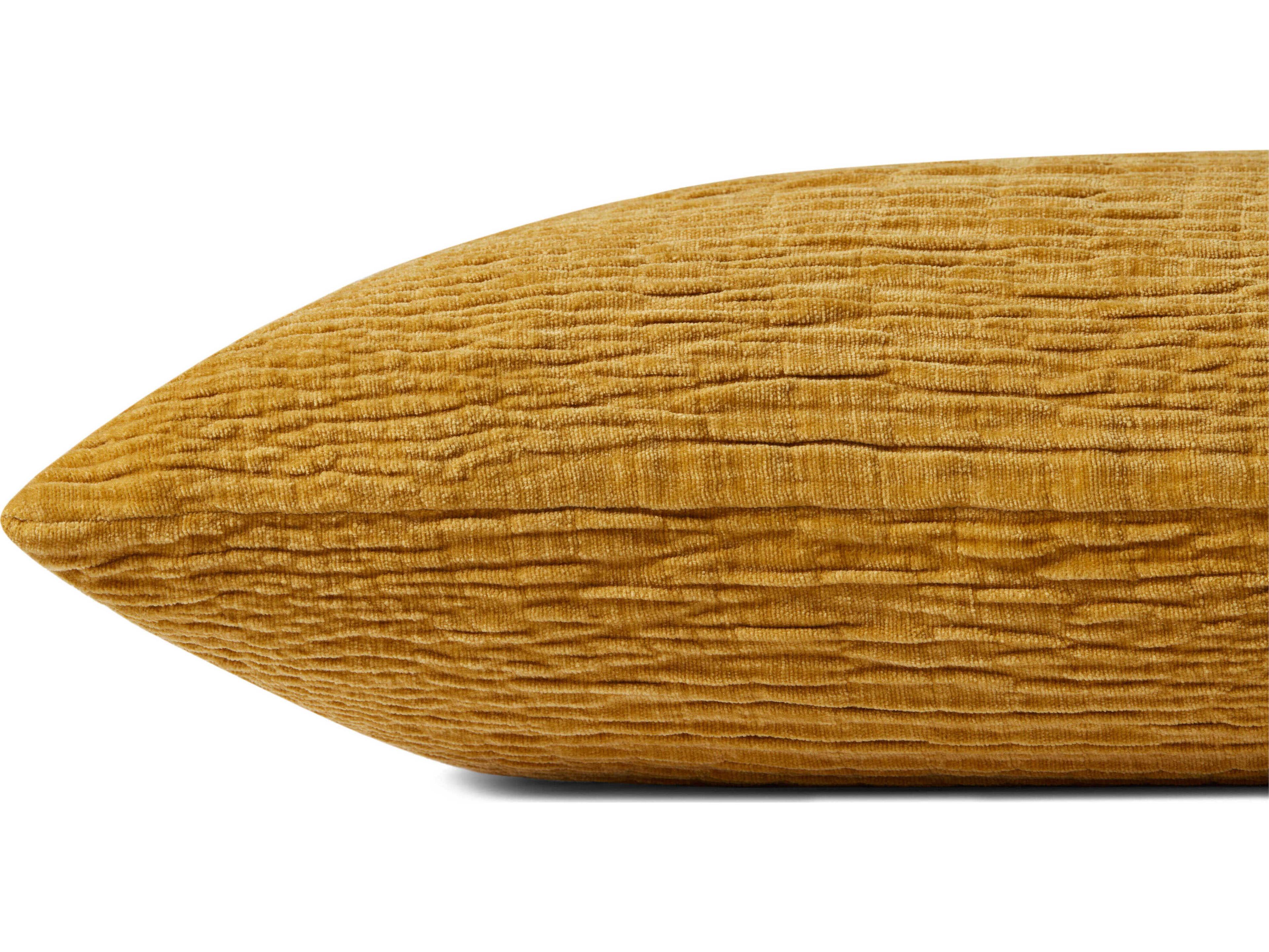 Loloi Rugs Gold 22" x 22" Pillow Cover