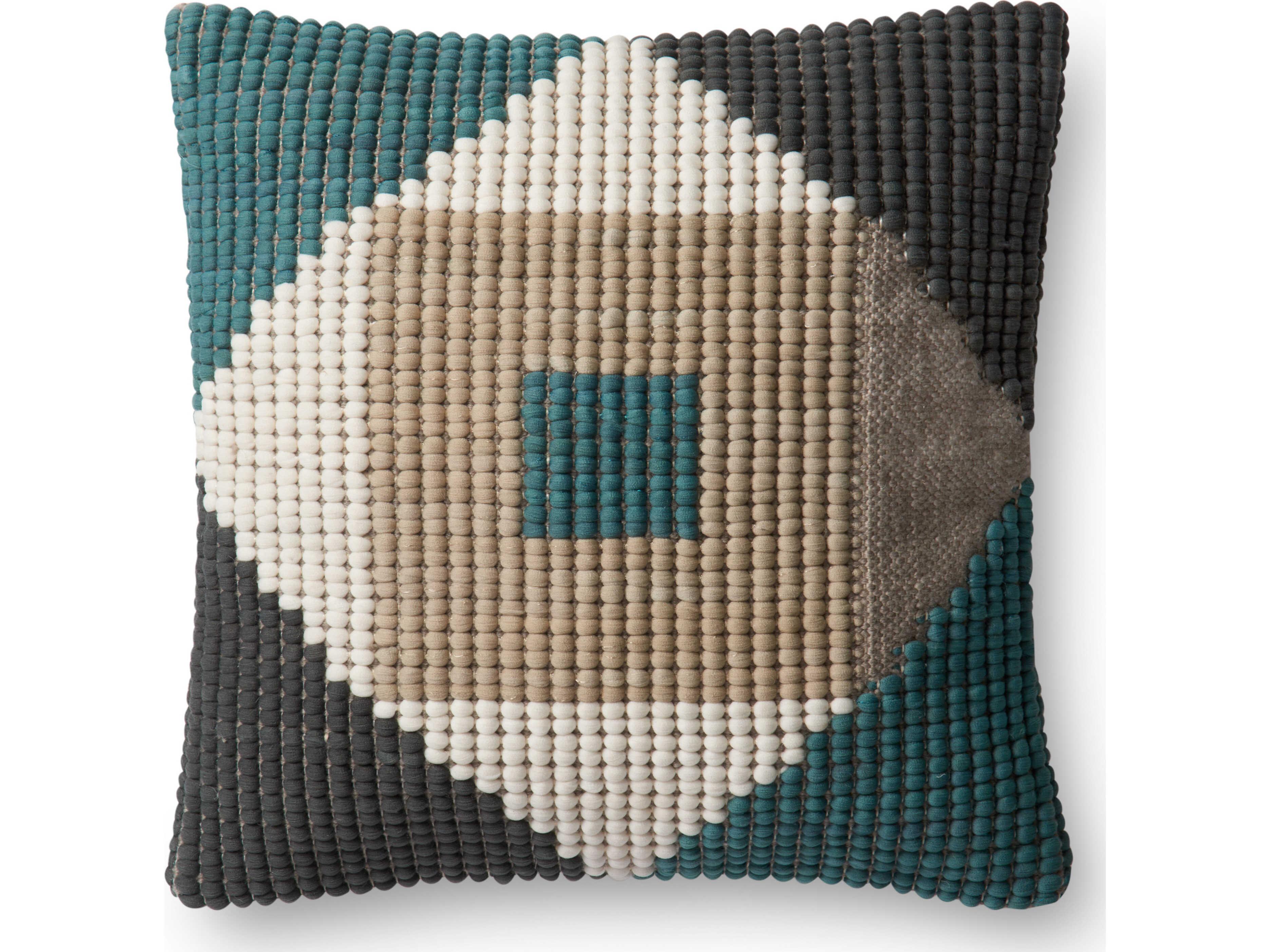 Loloi Rugs Teal / Multi Pillow