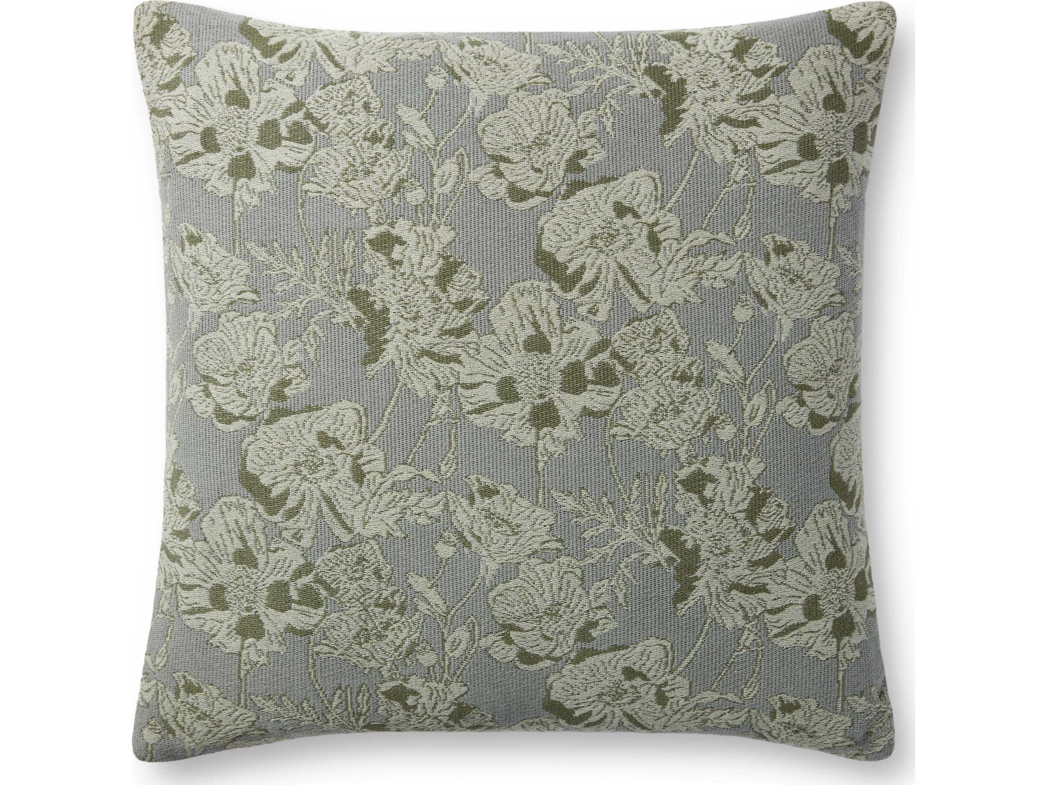 Loloi Rugs Chris Loves Julia Silver Sage Pillow