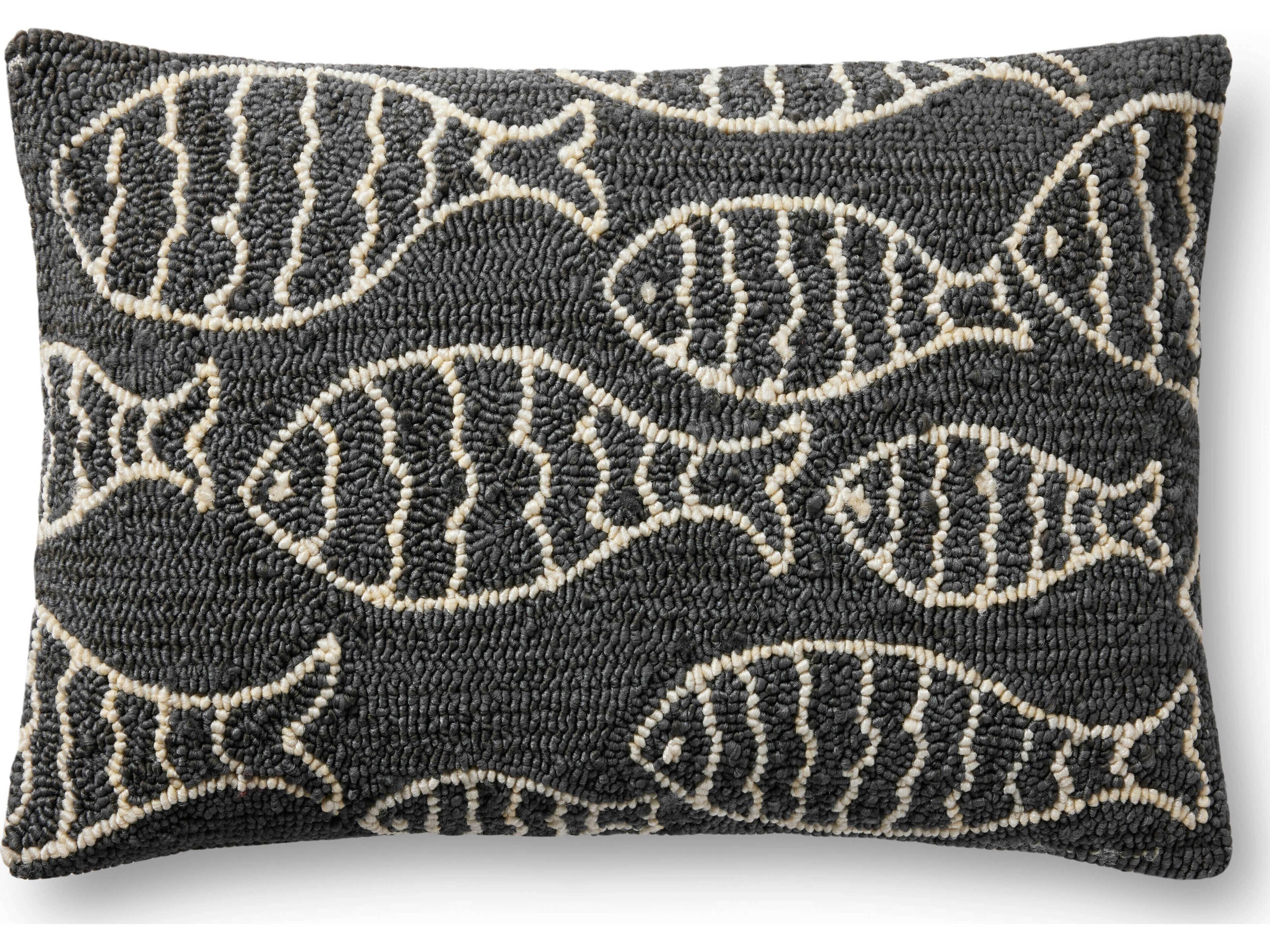 Loloi Rugs Grey Pillow