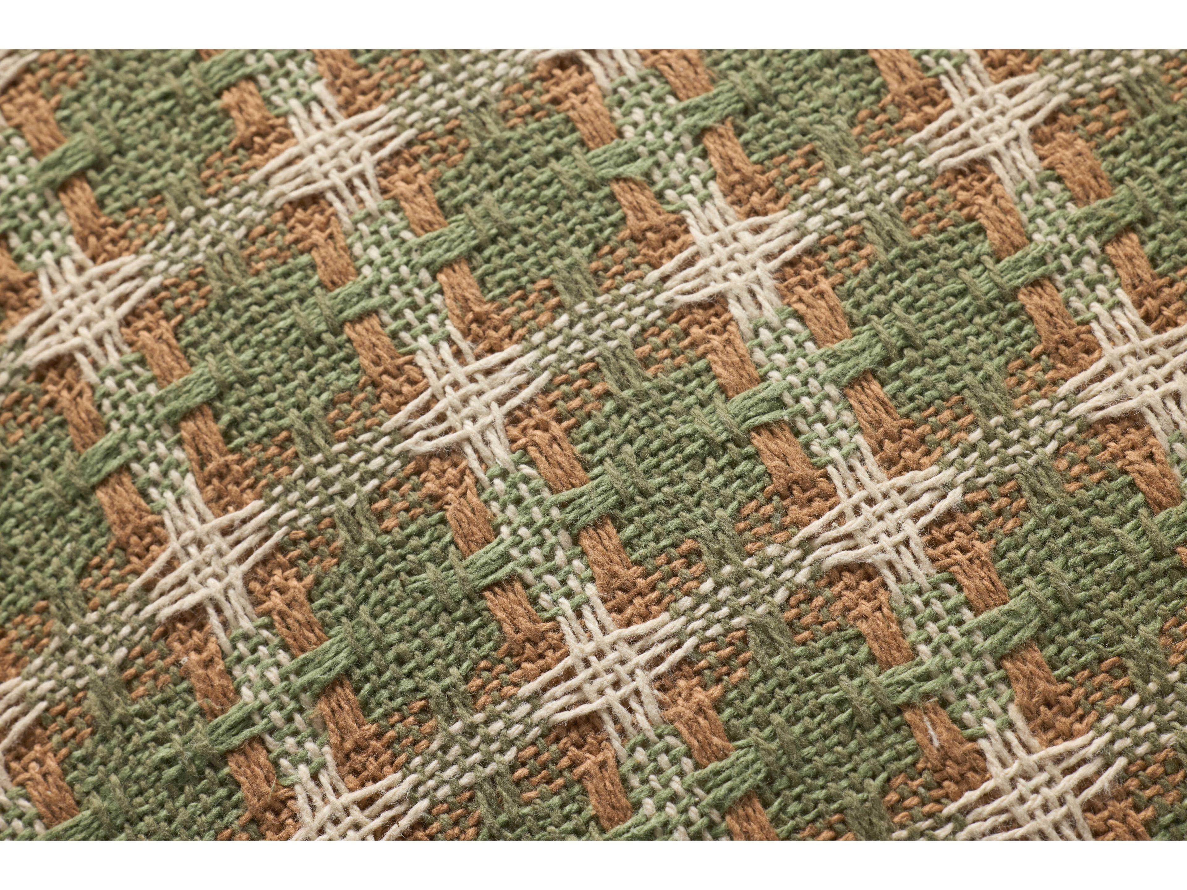 Loloi Rugs Green Multicolored 20" x 20" Pillow