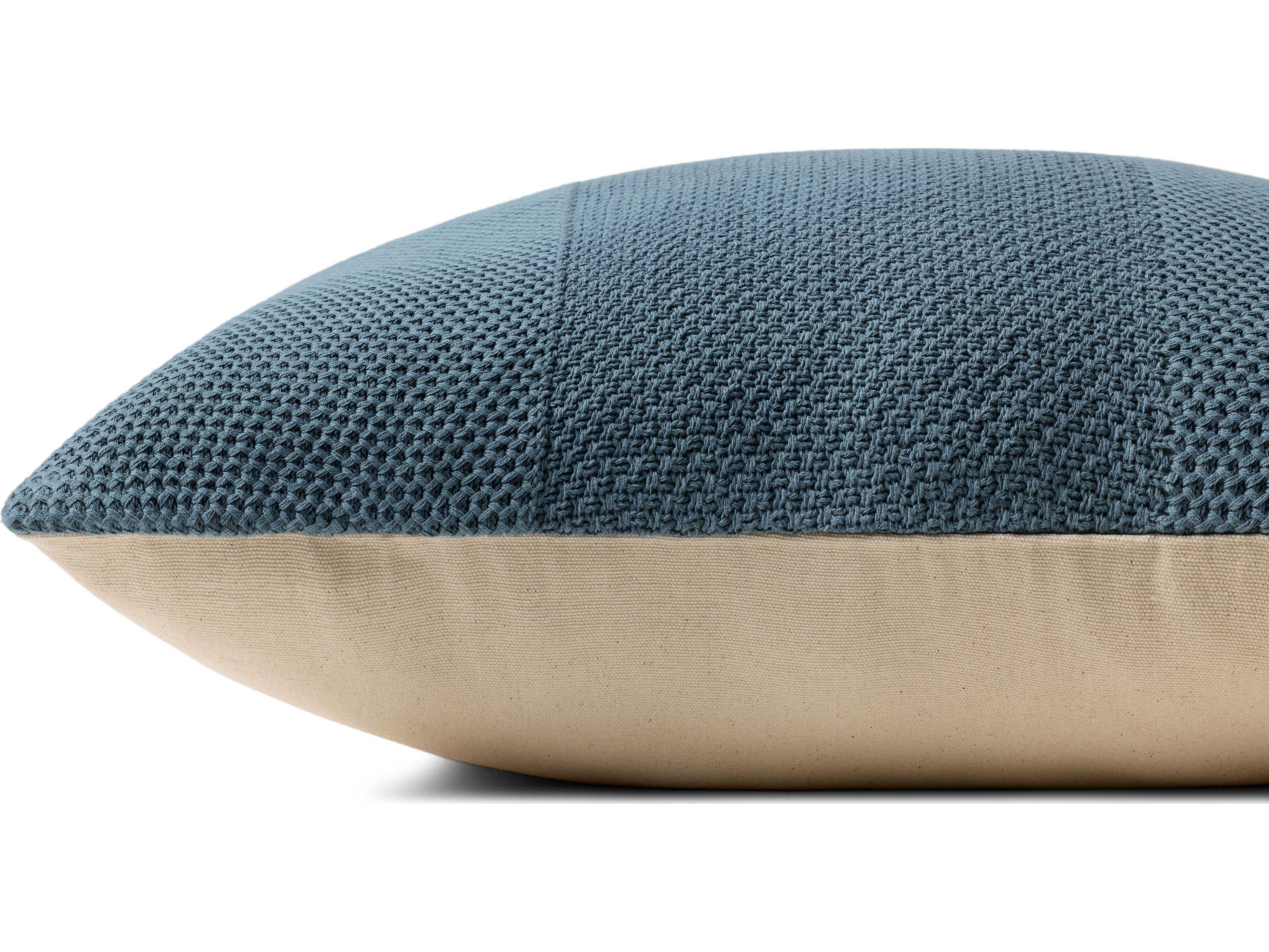 Loloi Rugs Blue 22" x 22" Pillow