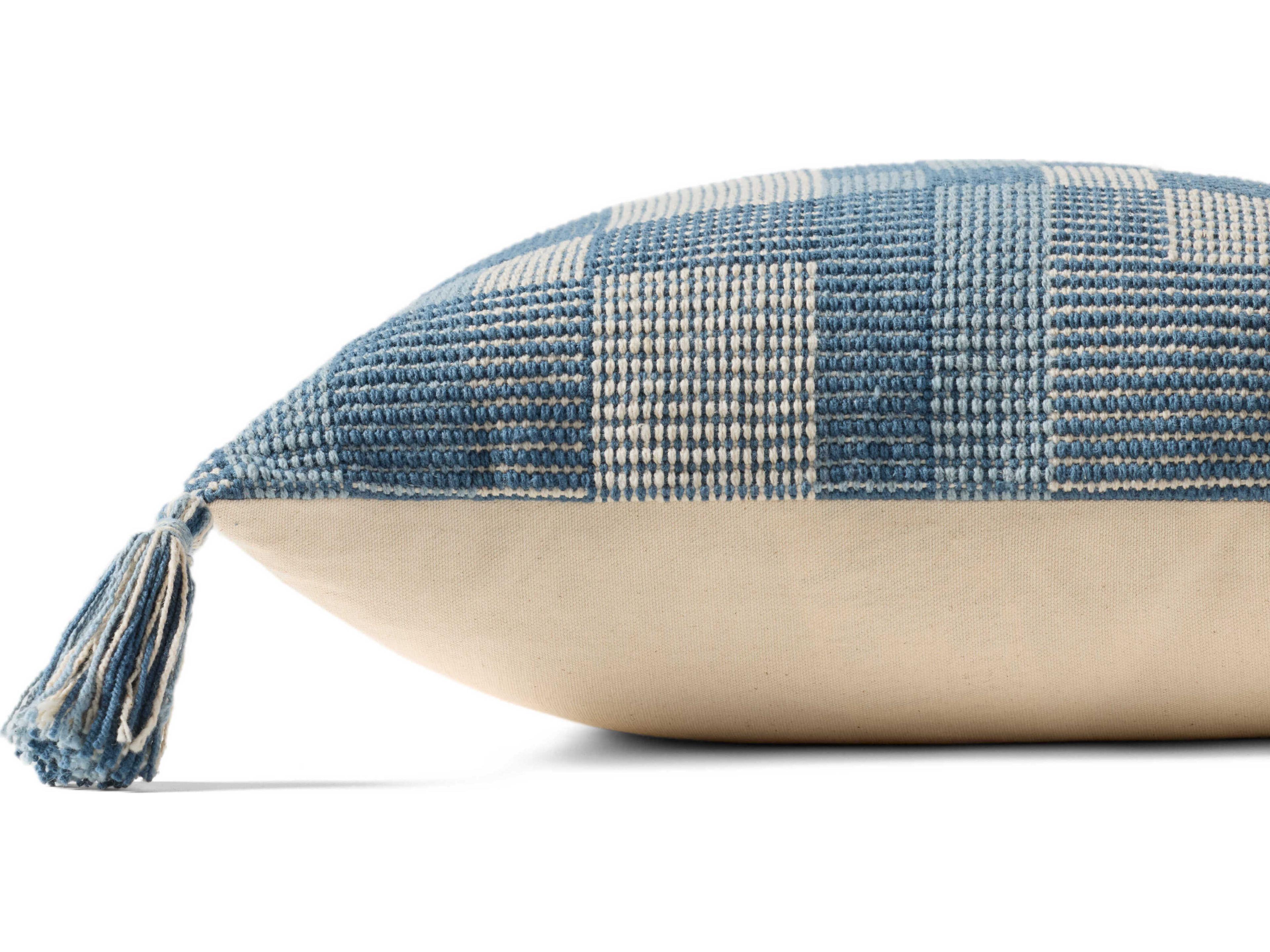 Loloi Rugs Blue 20" x 20" Pillow