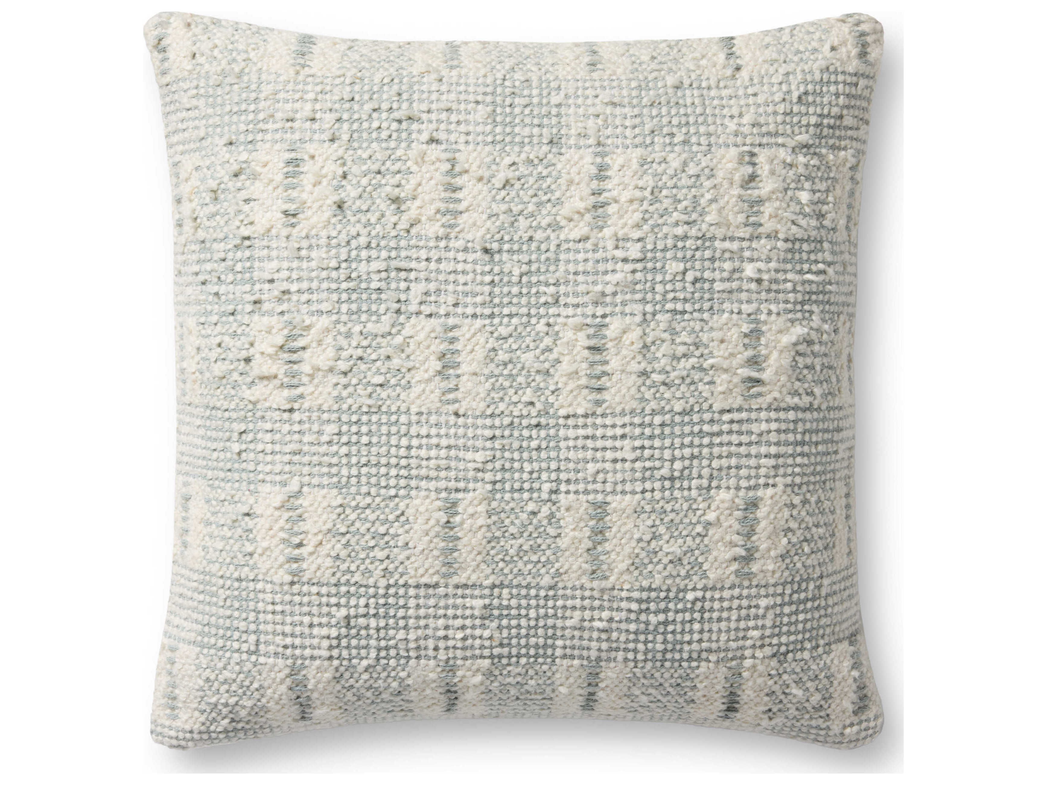 Loloi Rugs Ivory Blue 18" x 18" Pillow