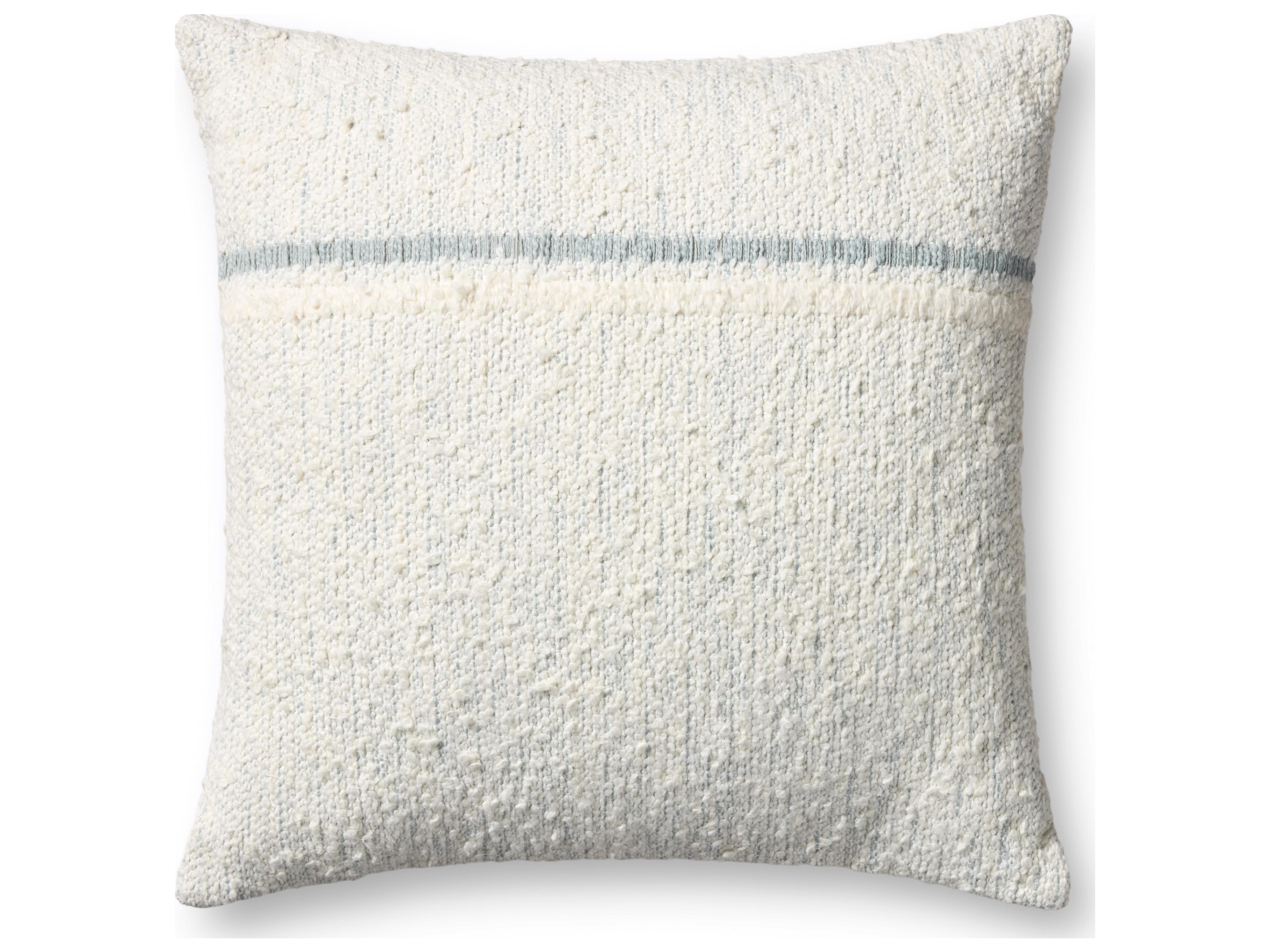 Loloi Rugs Ivory Blue Pillow