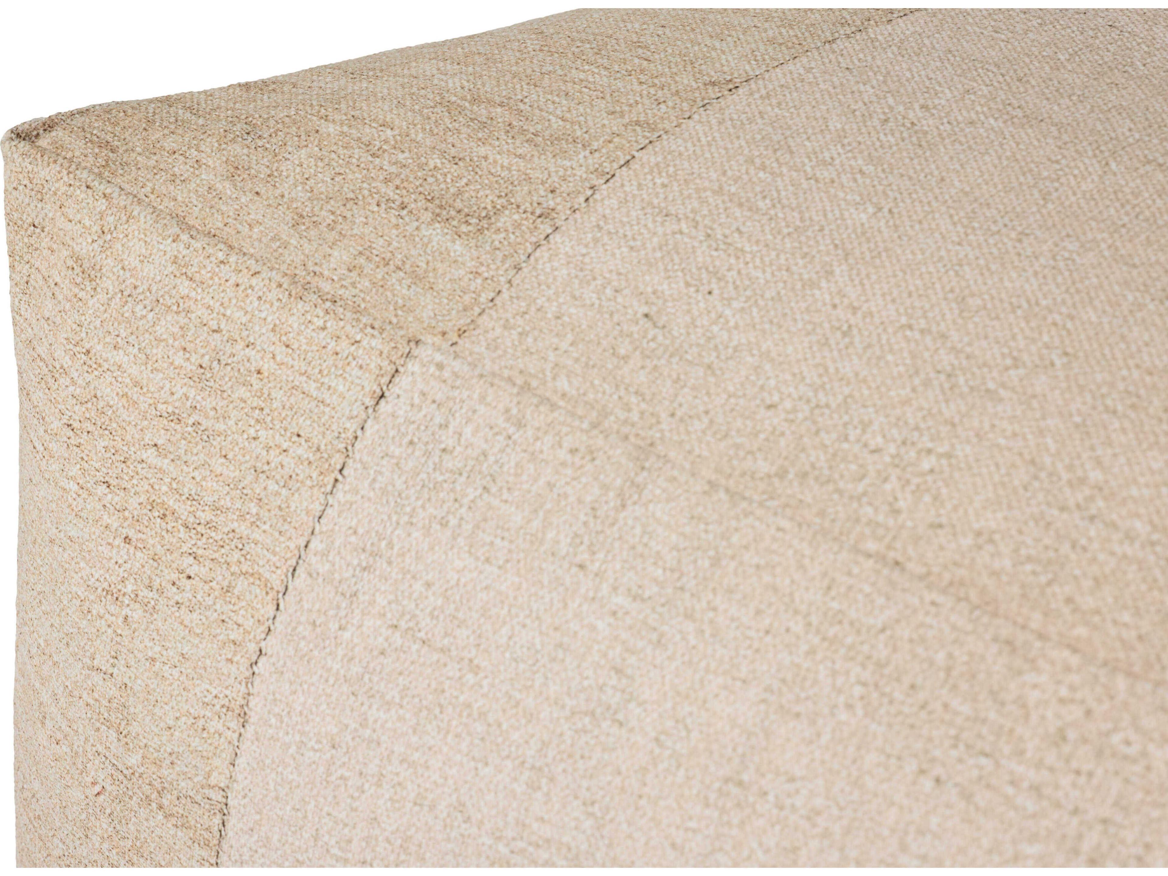 Loloi Rugs Ivory Beige Upholstered Ottoman