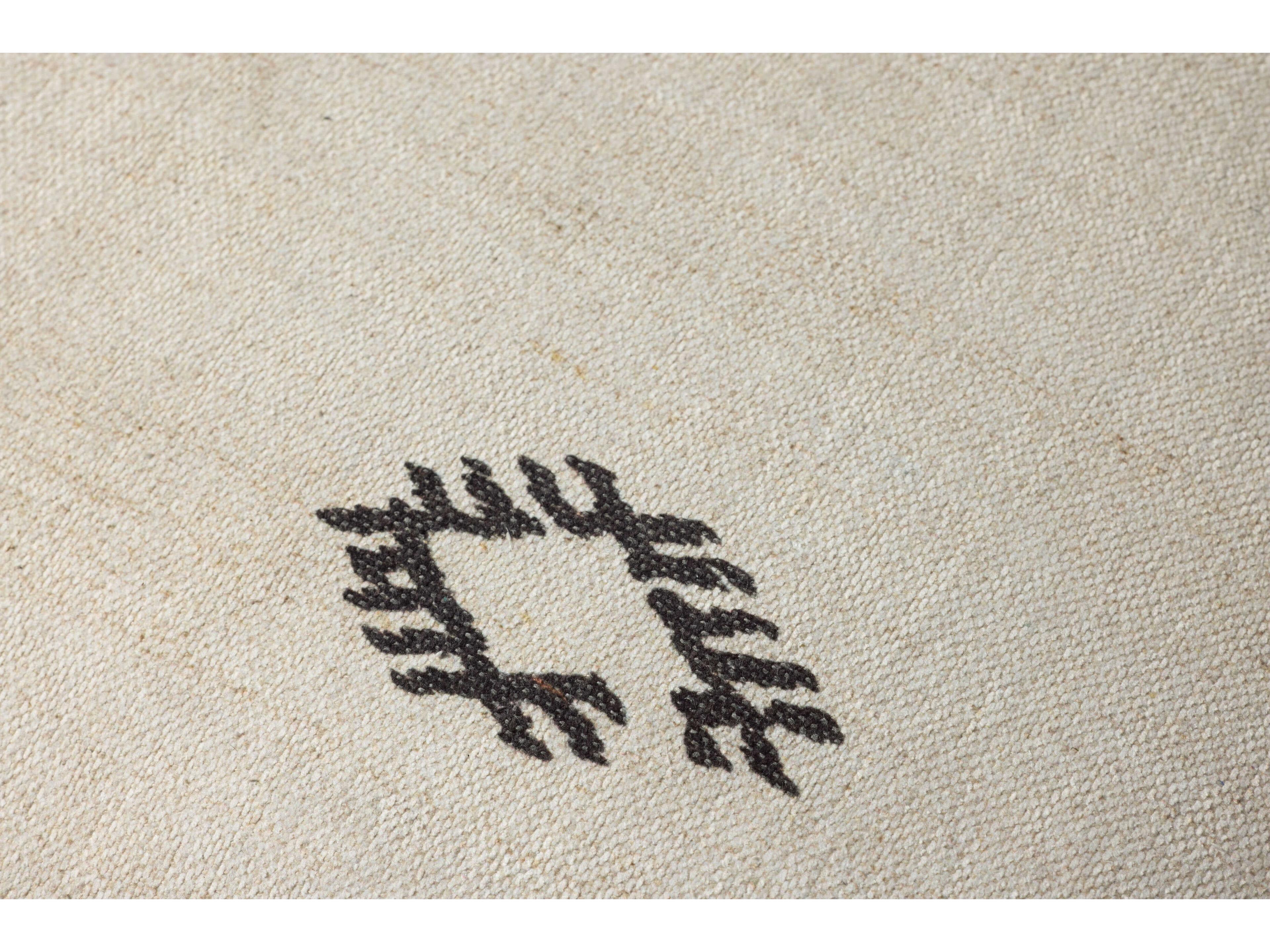 Loloi Rugs Ivory Brown Upholstered Ottoman