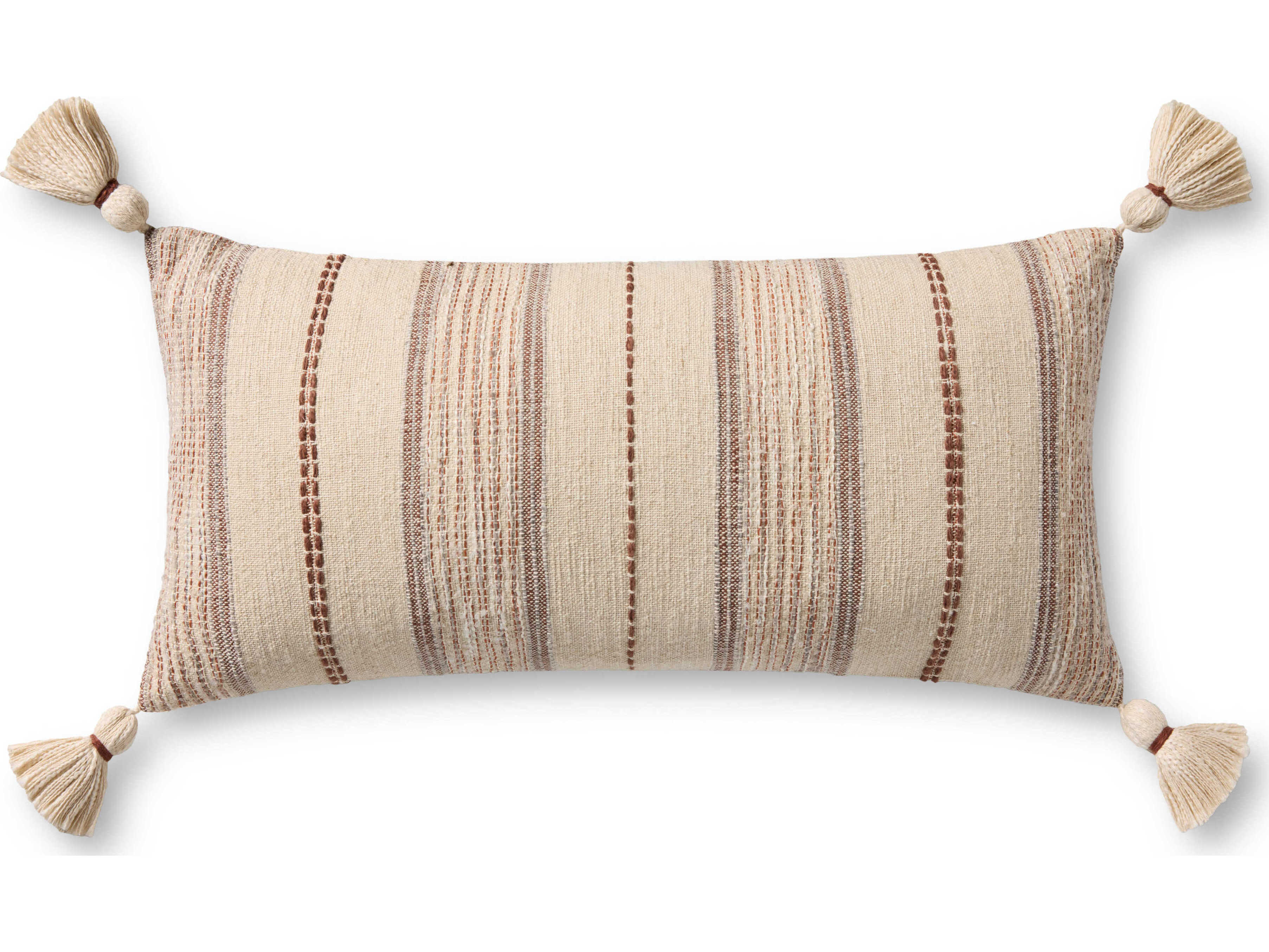 Loloi Rugs Ivory Multicolored 27" x 22" Pillow