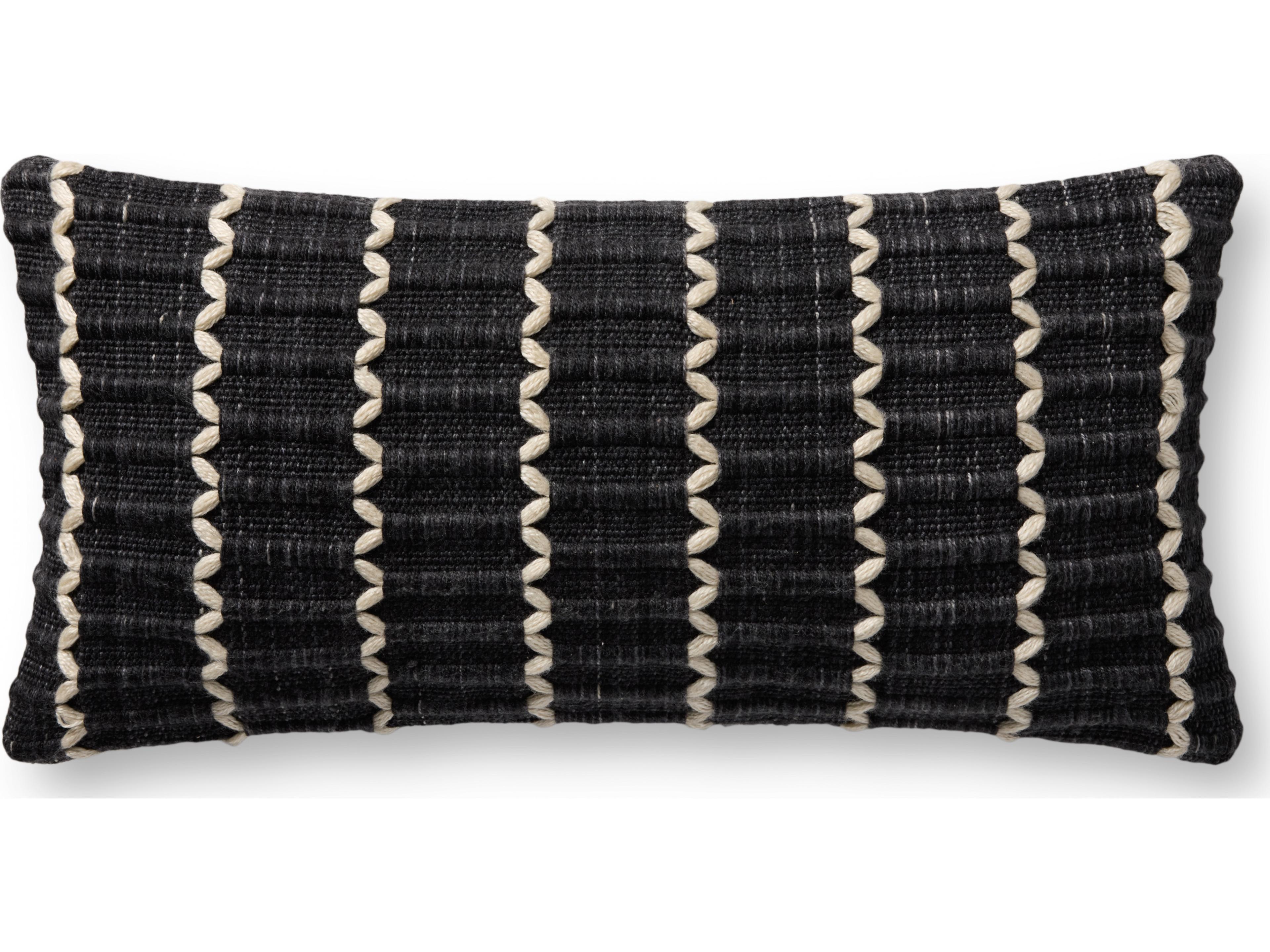 Loloi Rugs Black Pillow
