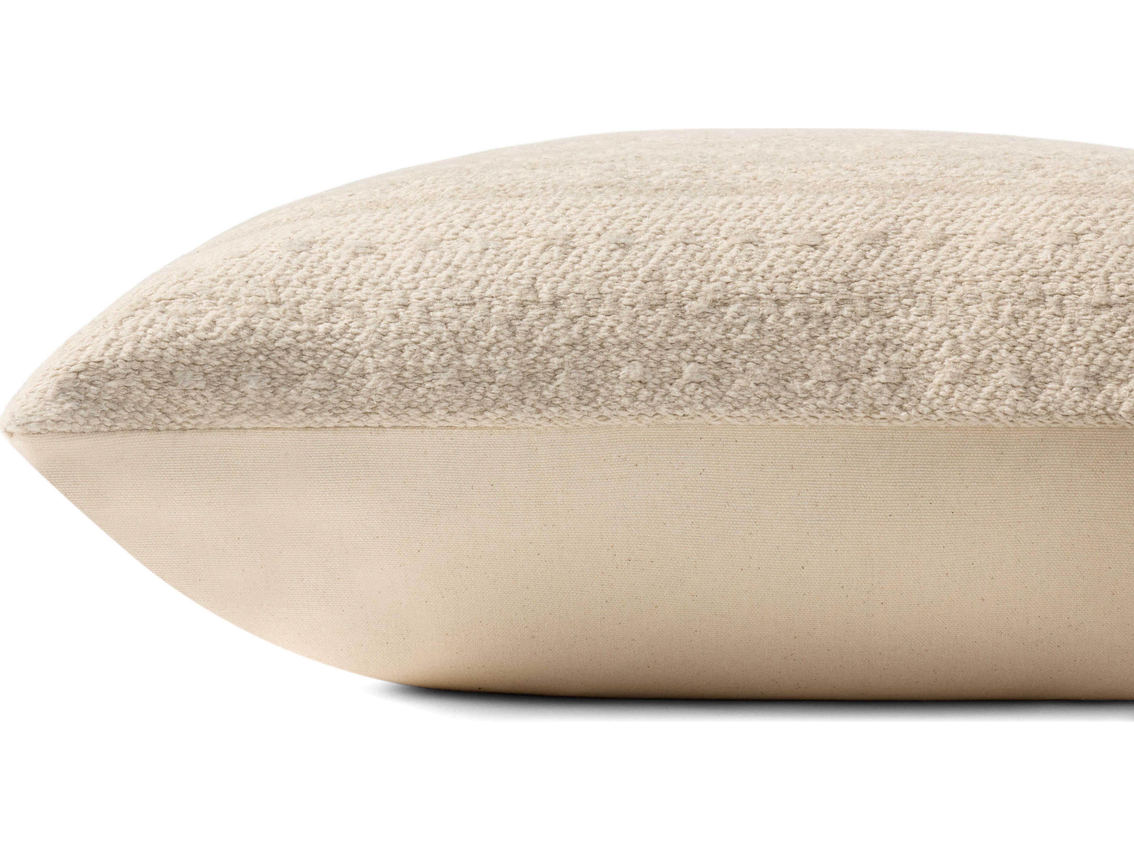 Loloi Rugs Natural 20" x 20" Pillow