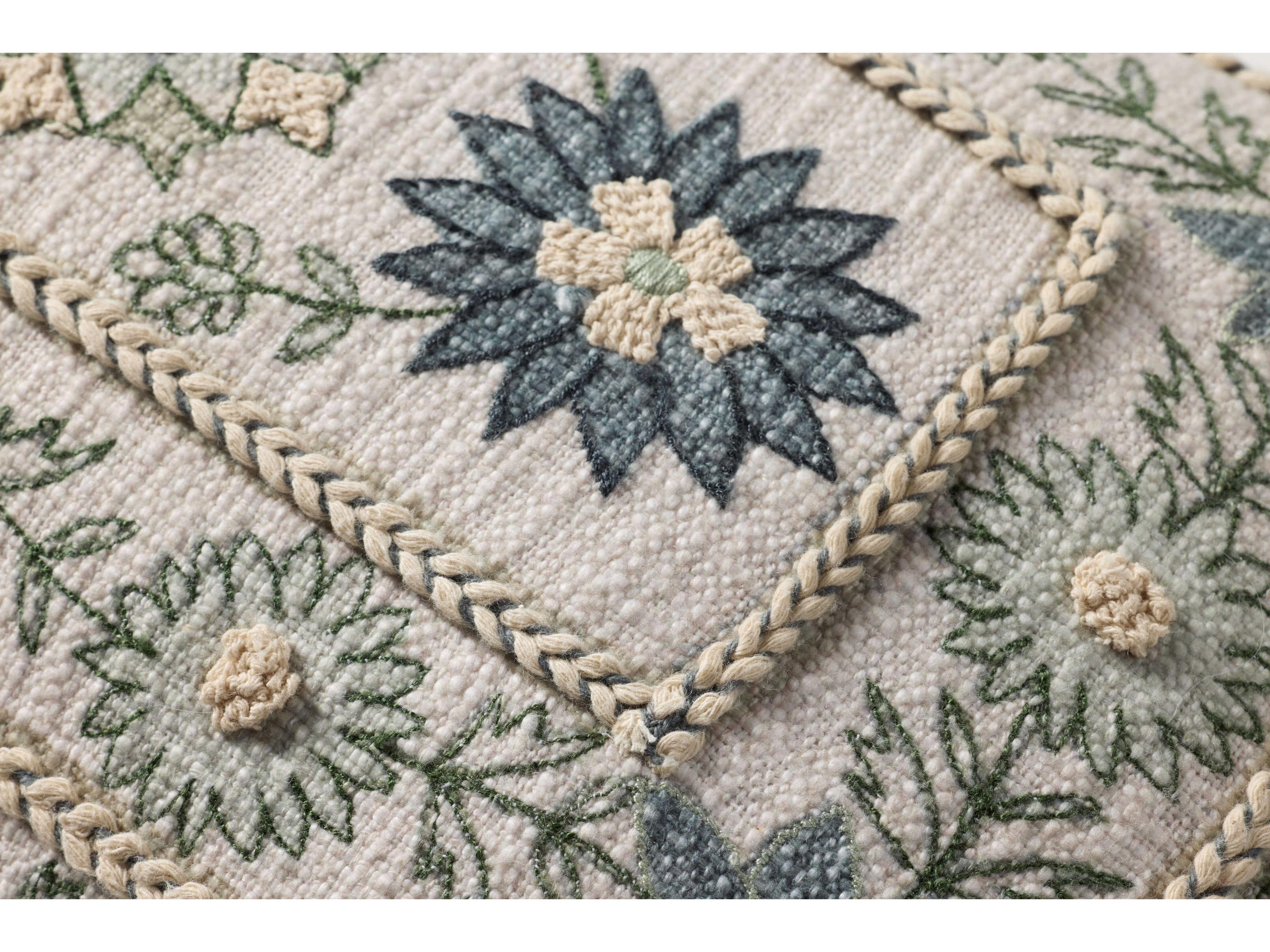 Loloi Rugs Blue Multicolored 21" x 13" Pillow