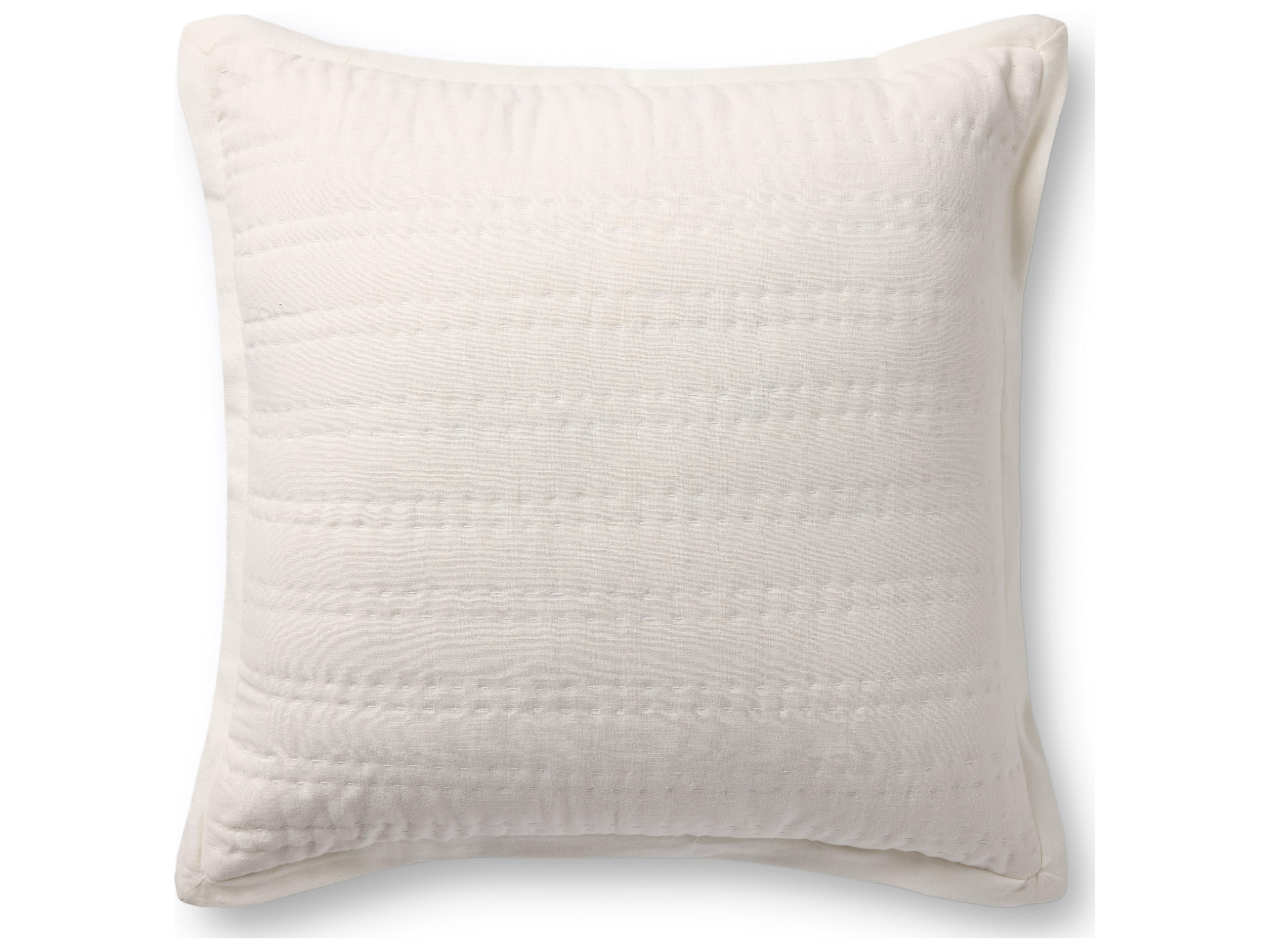 Loloi Rugs White Pillow