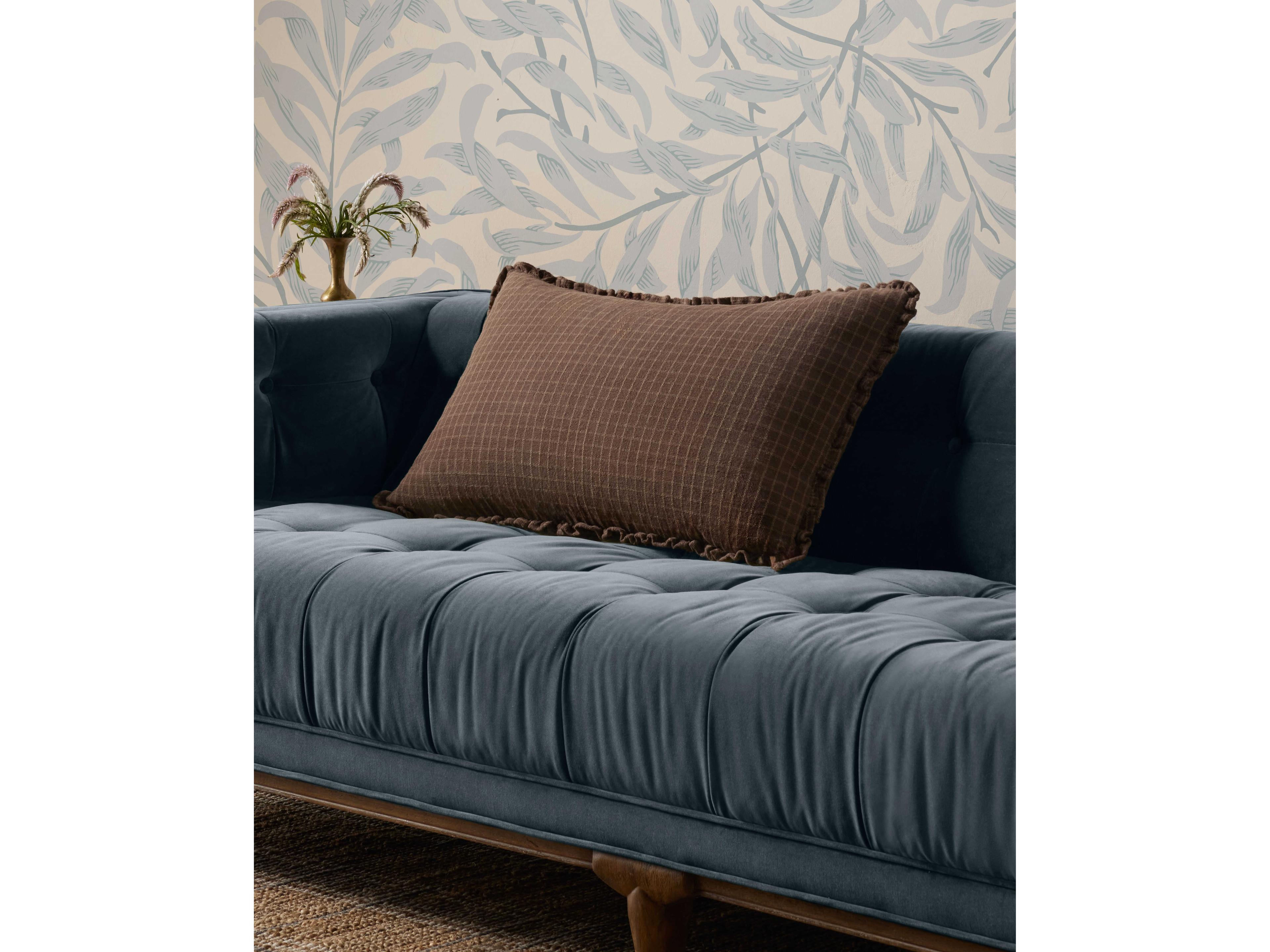 Loloi Rugs Chris Loves Julia Chocolate / Latte Pillow