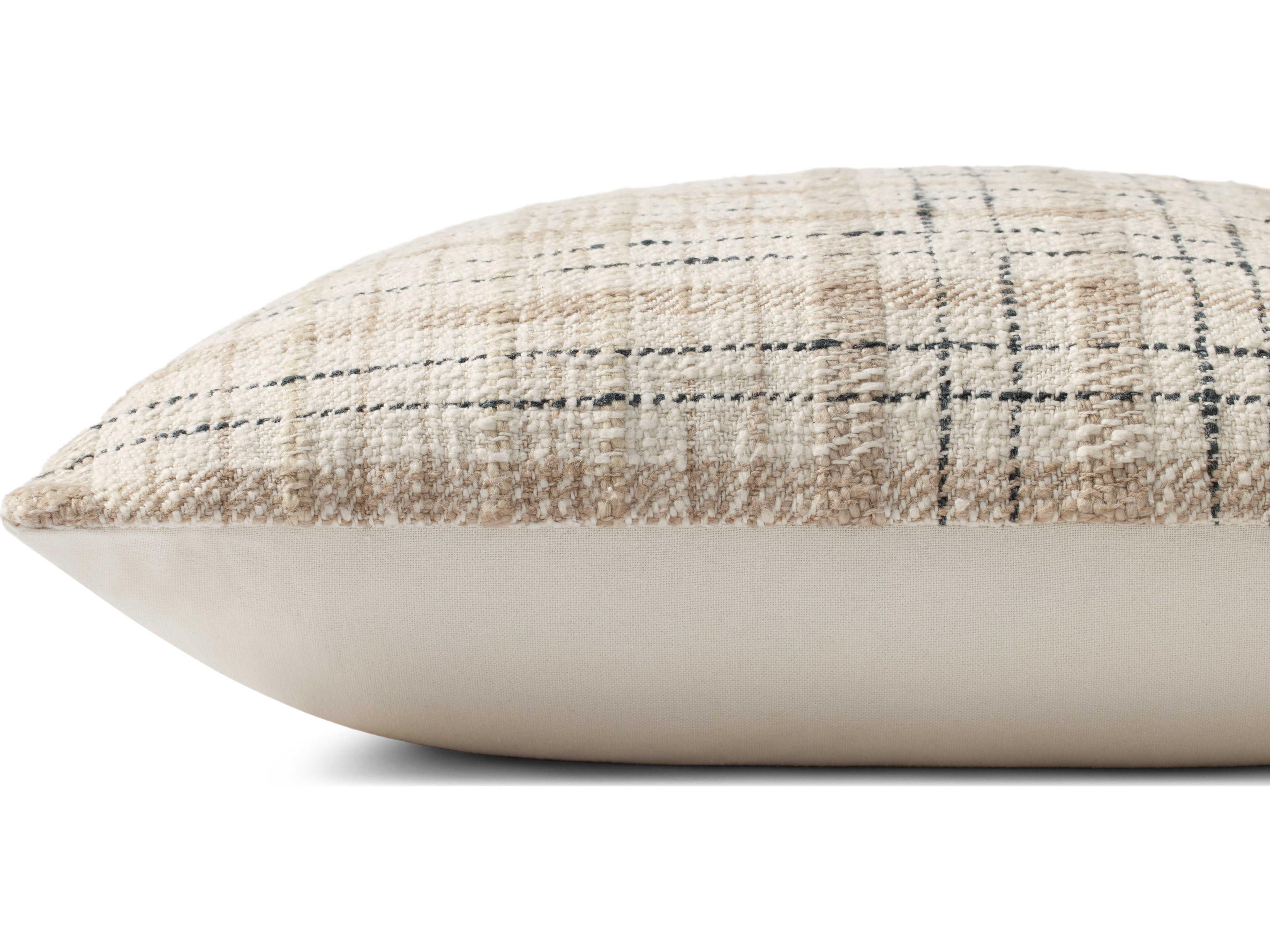 Loloi Rugs Chris Loves Julia Beige / Black Pillow