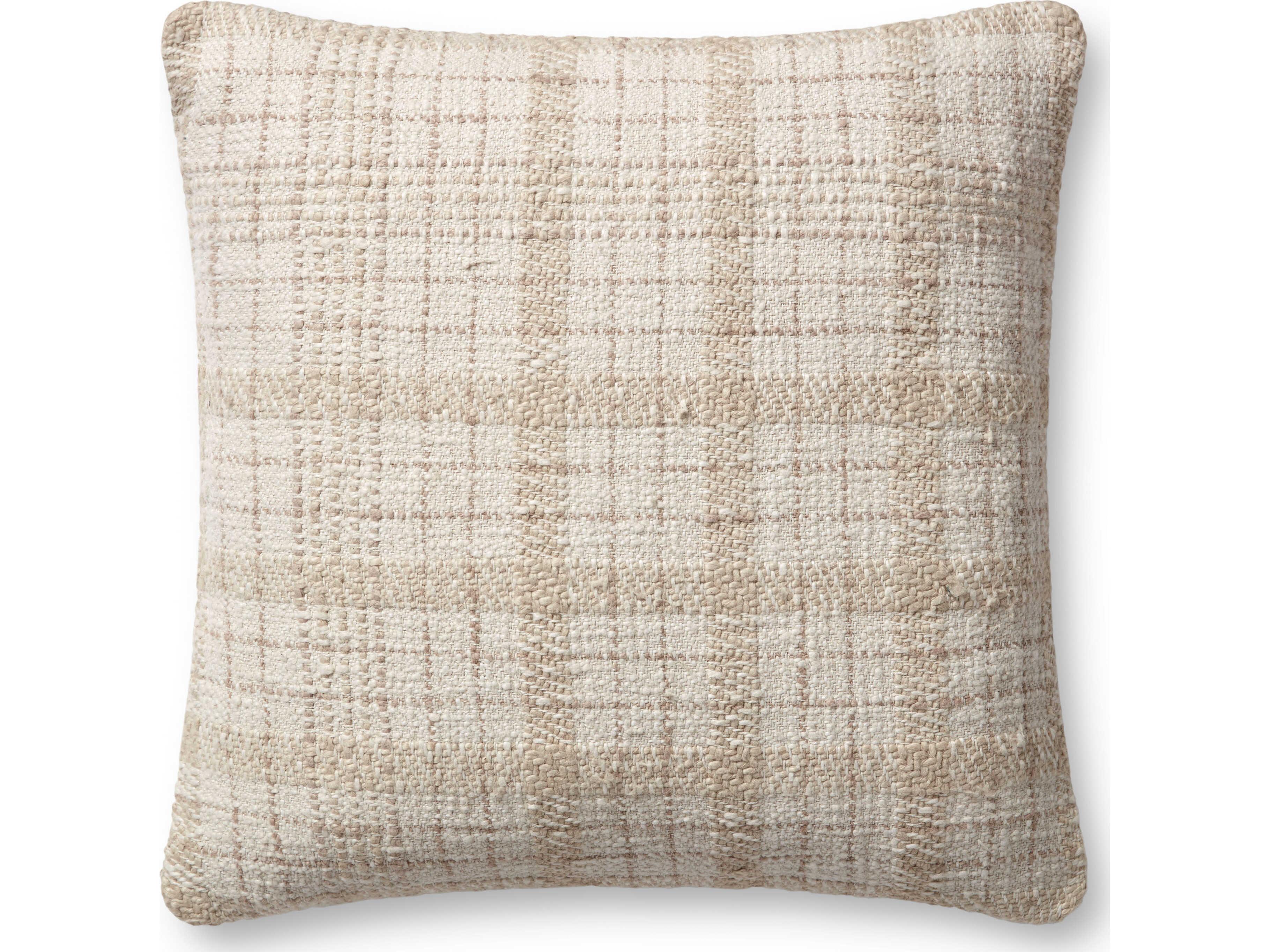 Loloi Rugs Chris Loves Julia Ivory / Beige Pillow
