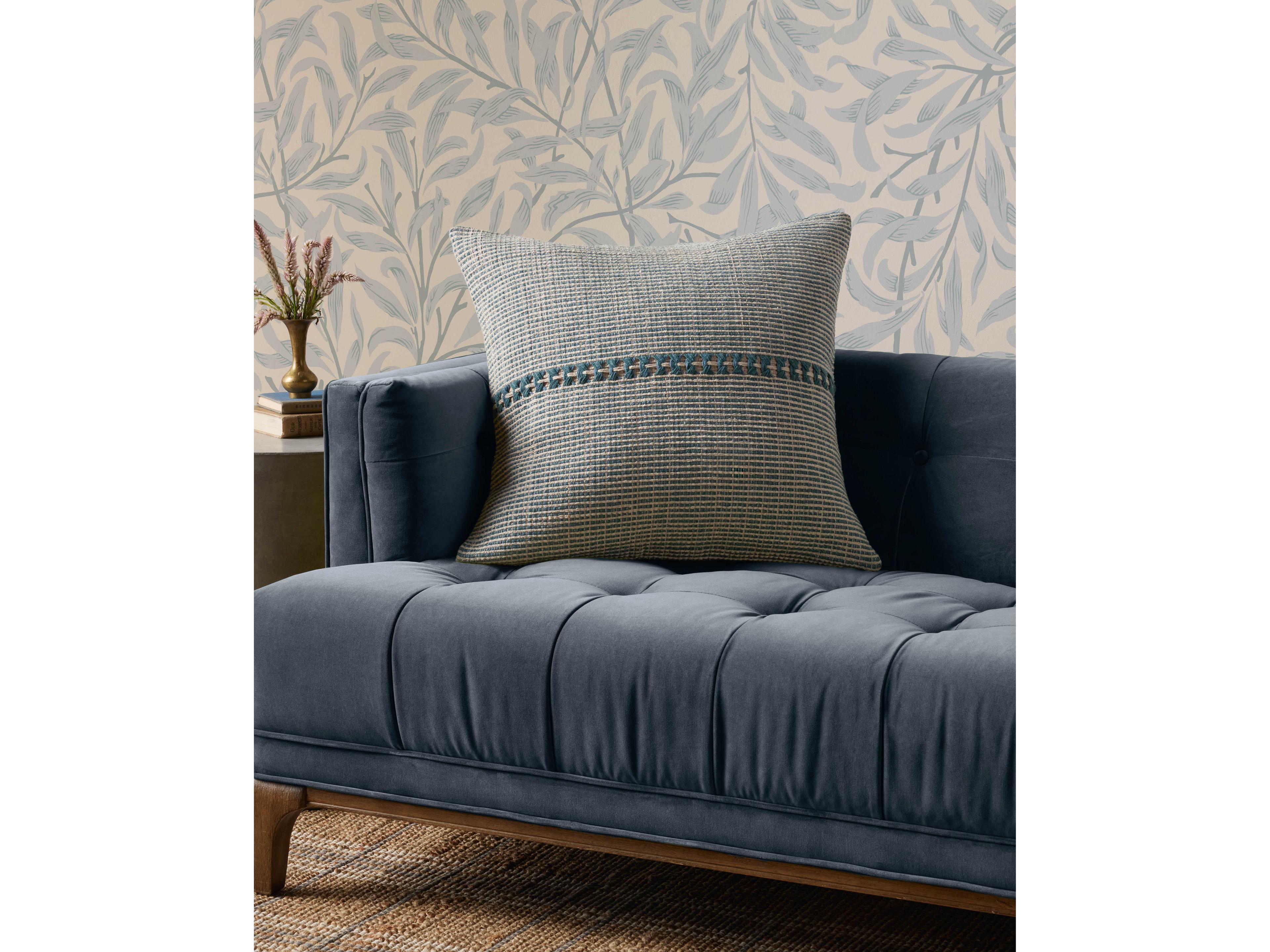 Loloi Rugs Chris Loves Julia Blue / Natural Pillow