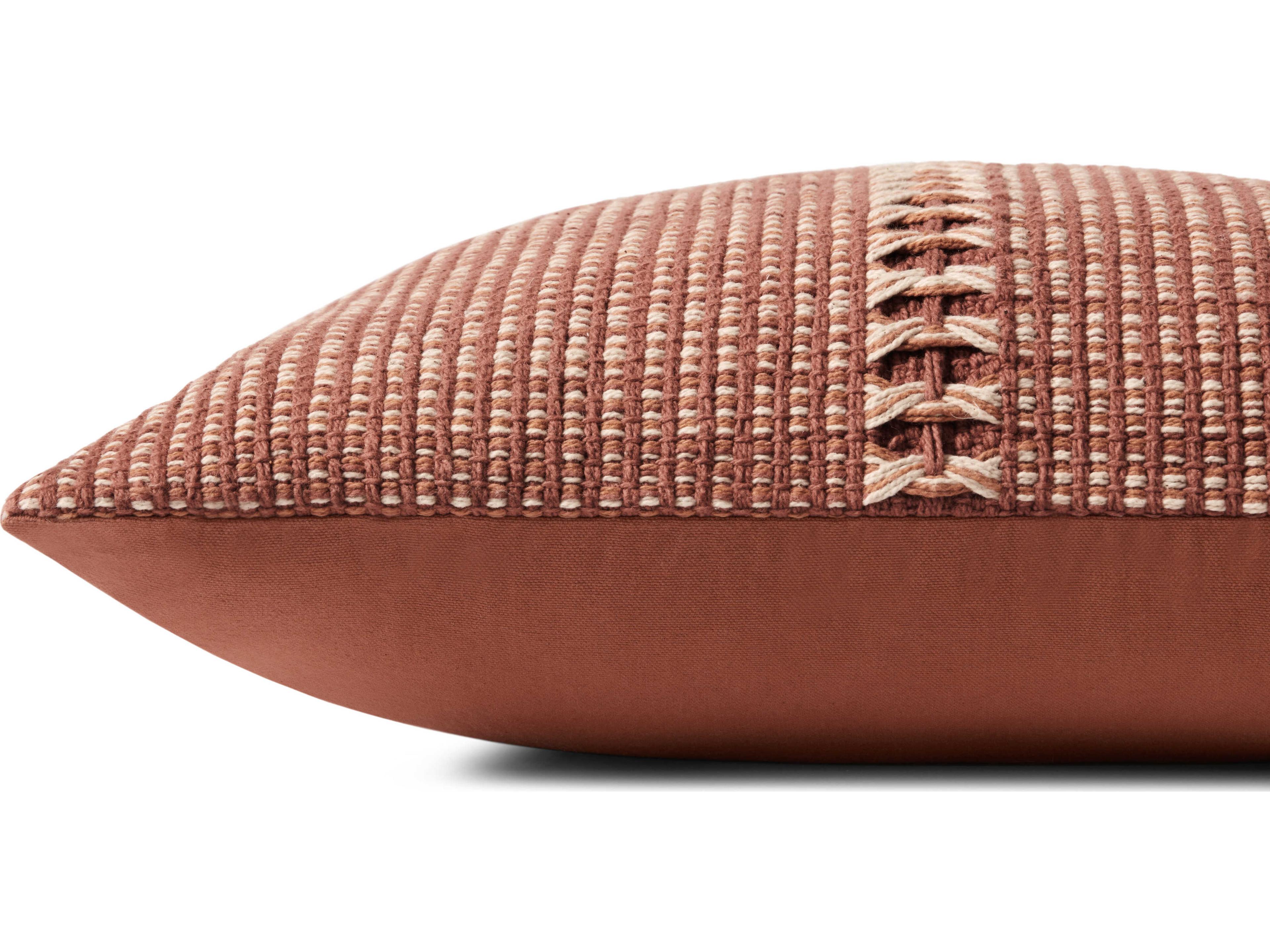 Loloi Rugs Chris Loves Julia Rust / Multi Pillow