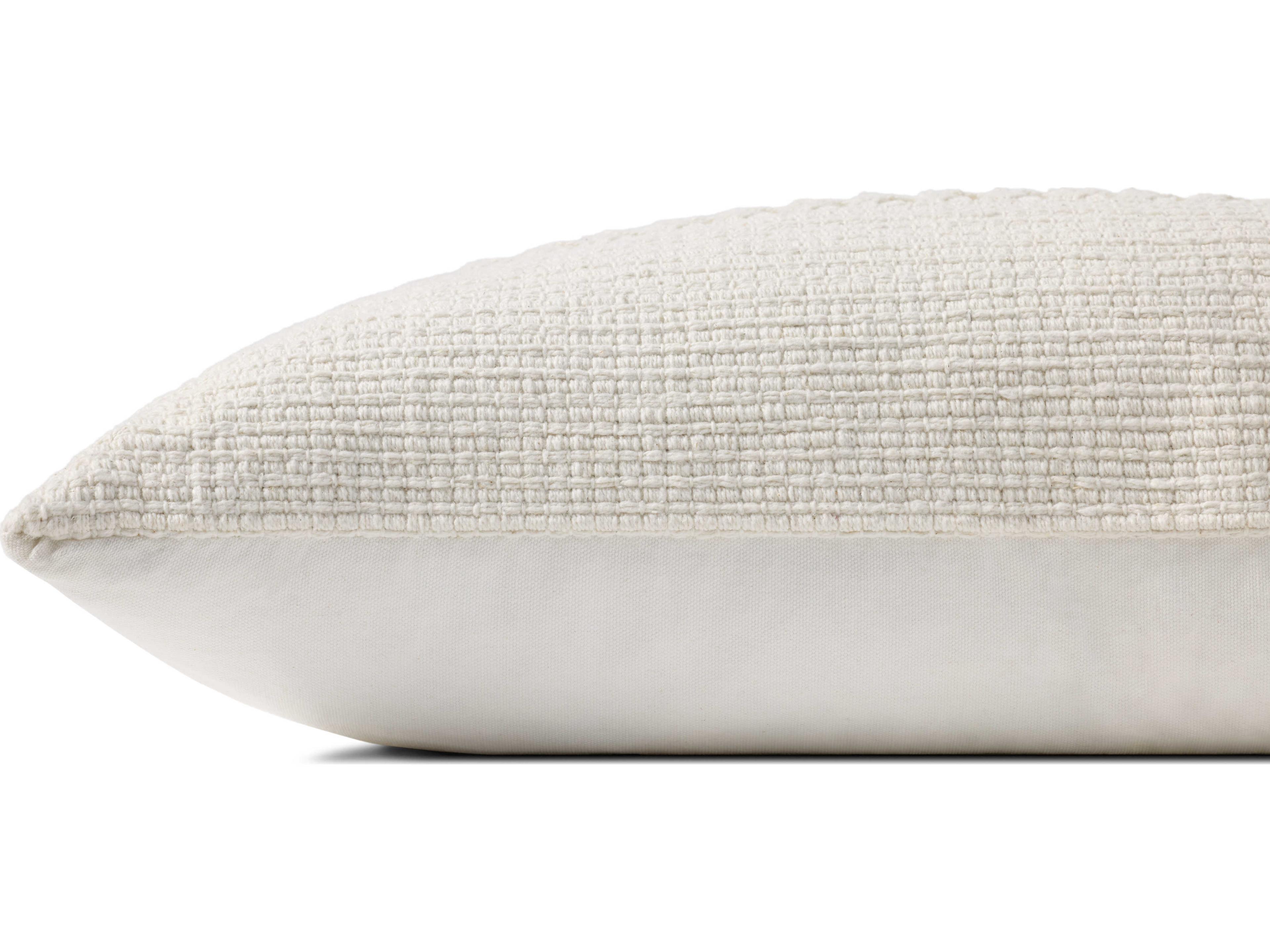 Loloi Rugs Chris Loves Julia White Pillow