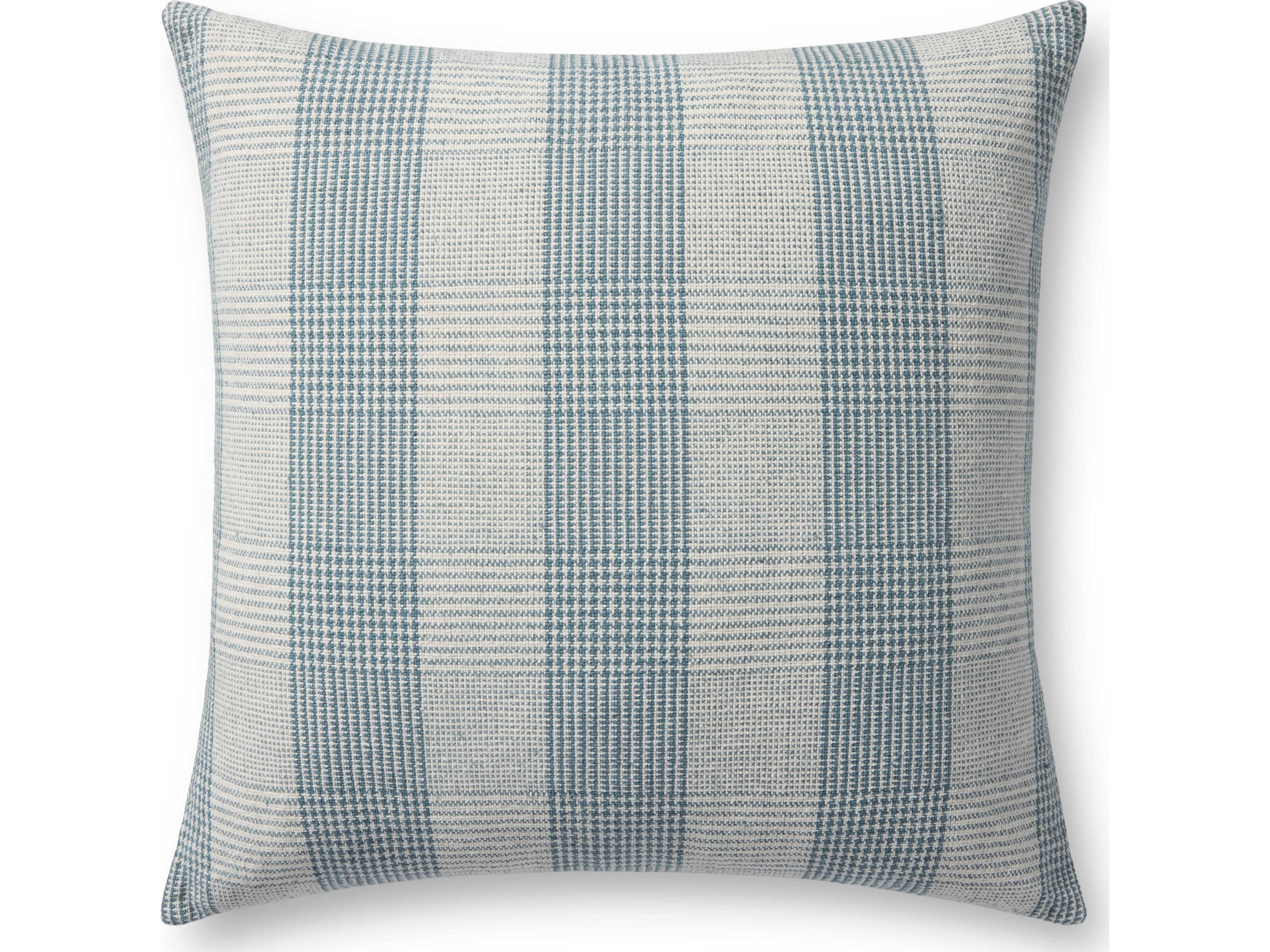 Loloi Rugs Chris Loves Julia Blue / White Pillow