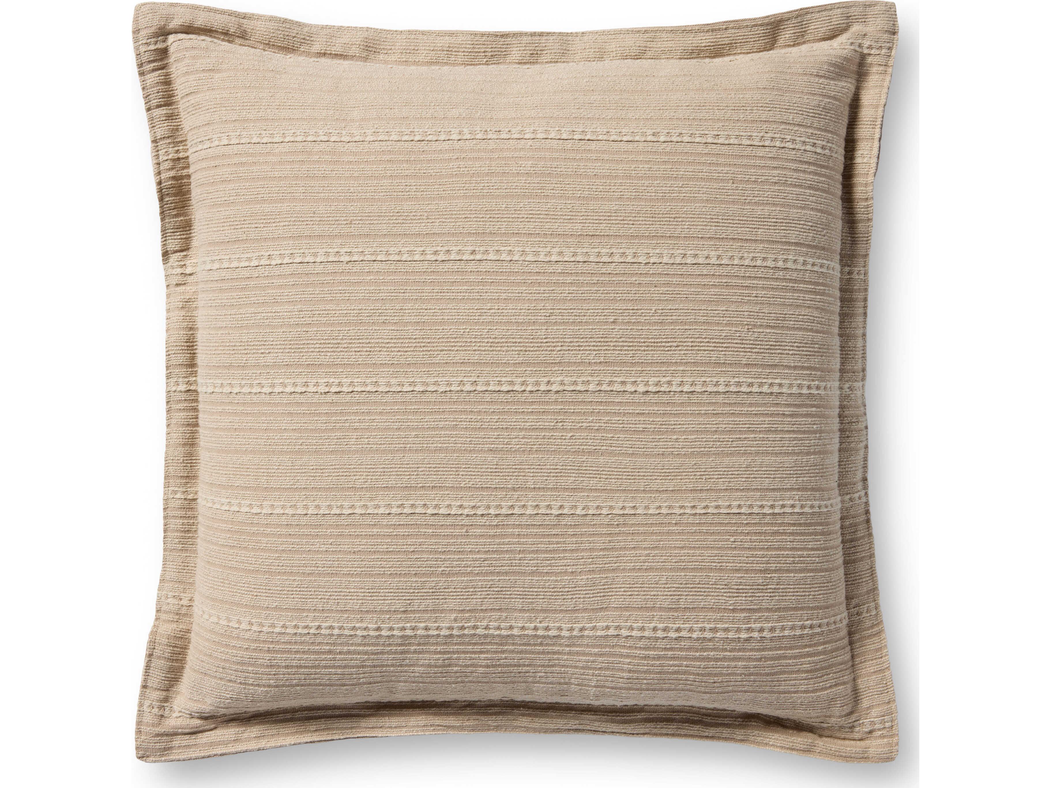 Loloi Rugs Chris Loves Julia Natural Pillow