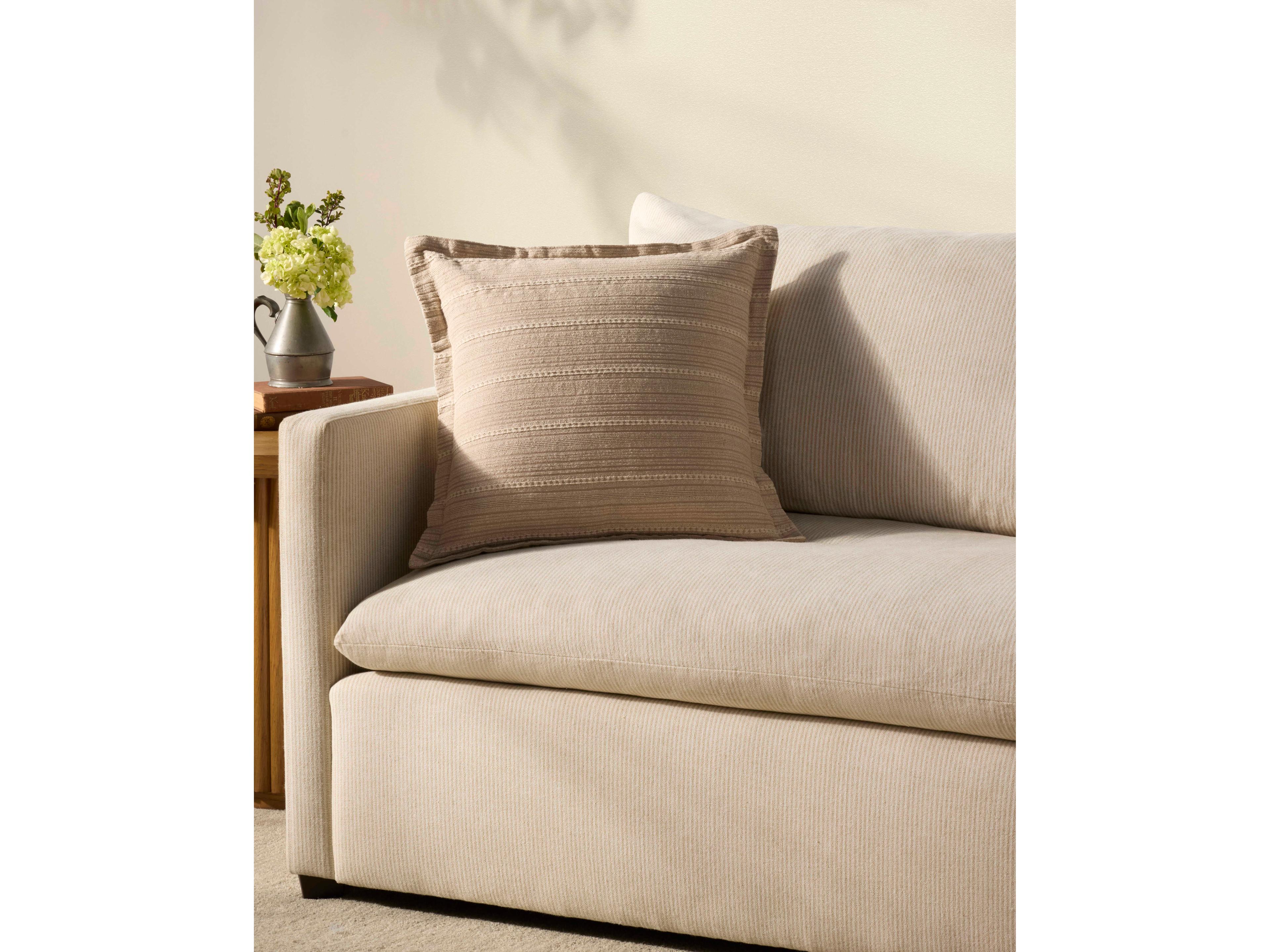 Loloi Rugs Chris Loves Julia Natural Pillow