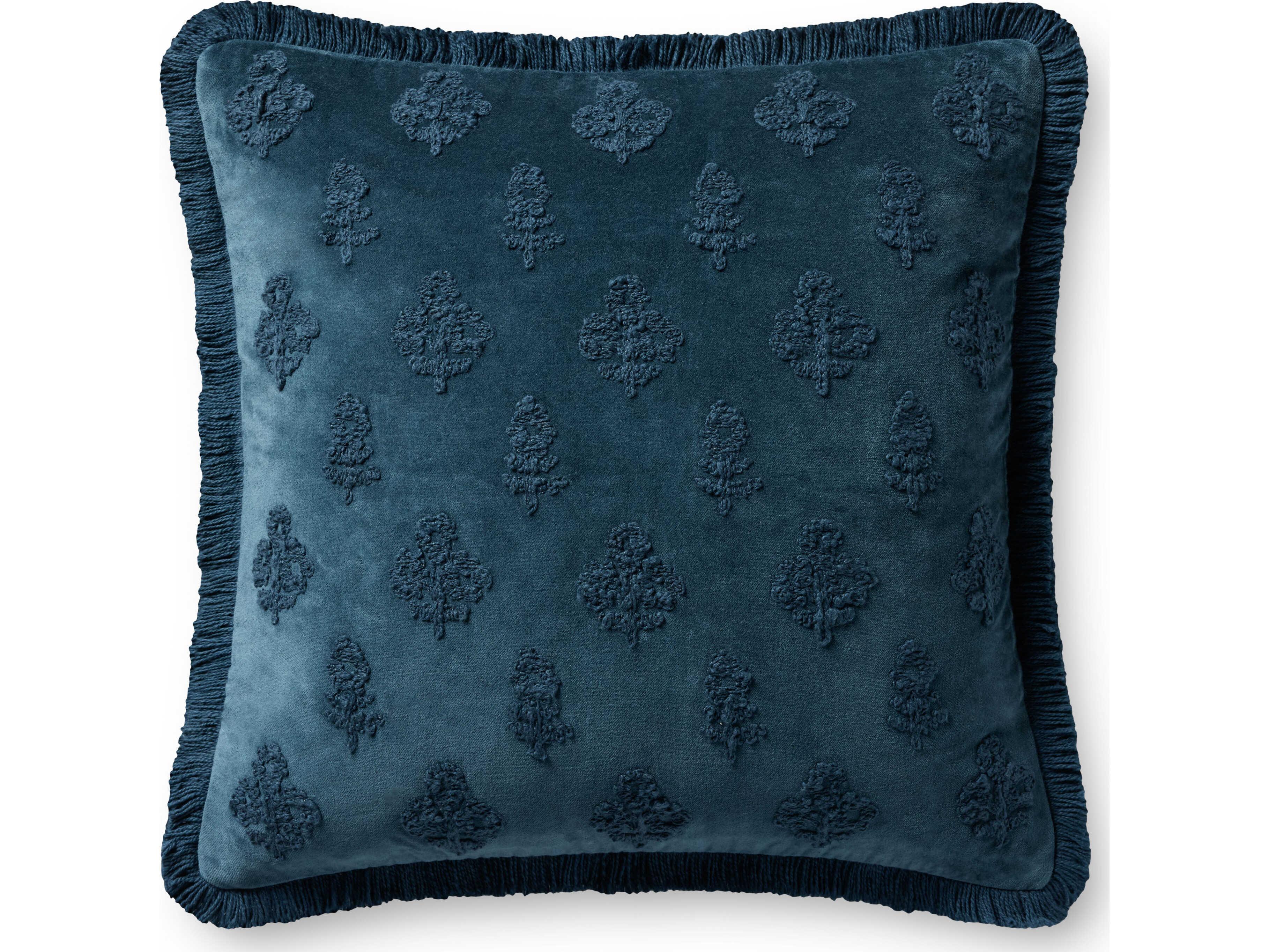 Loloi Rugs Chris Loves Julia Navy Pillow