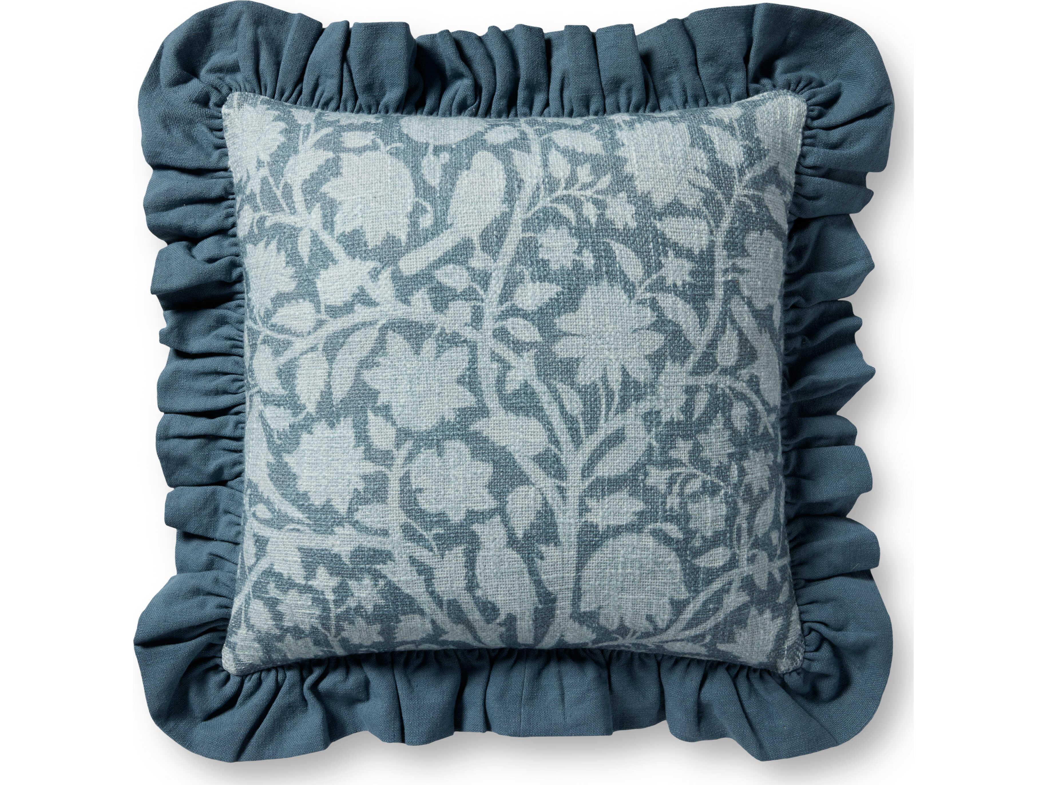 Loloi Rugs Chris Loves Julia Blue Pillow