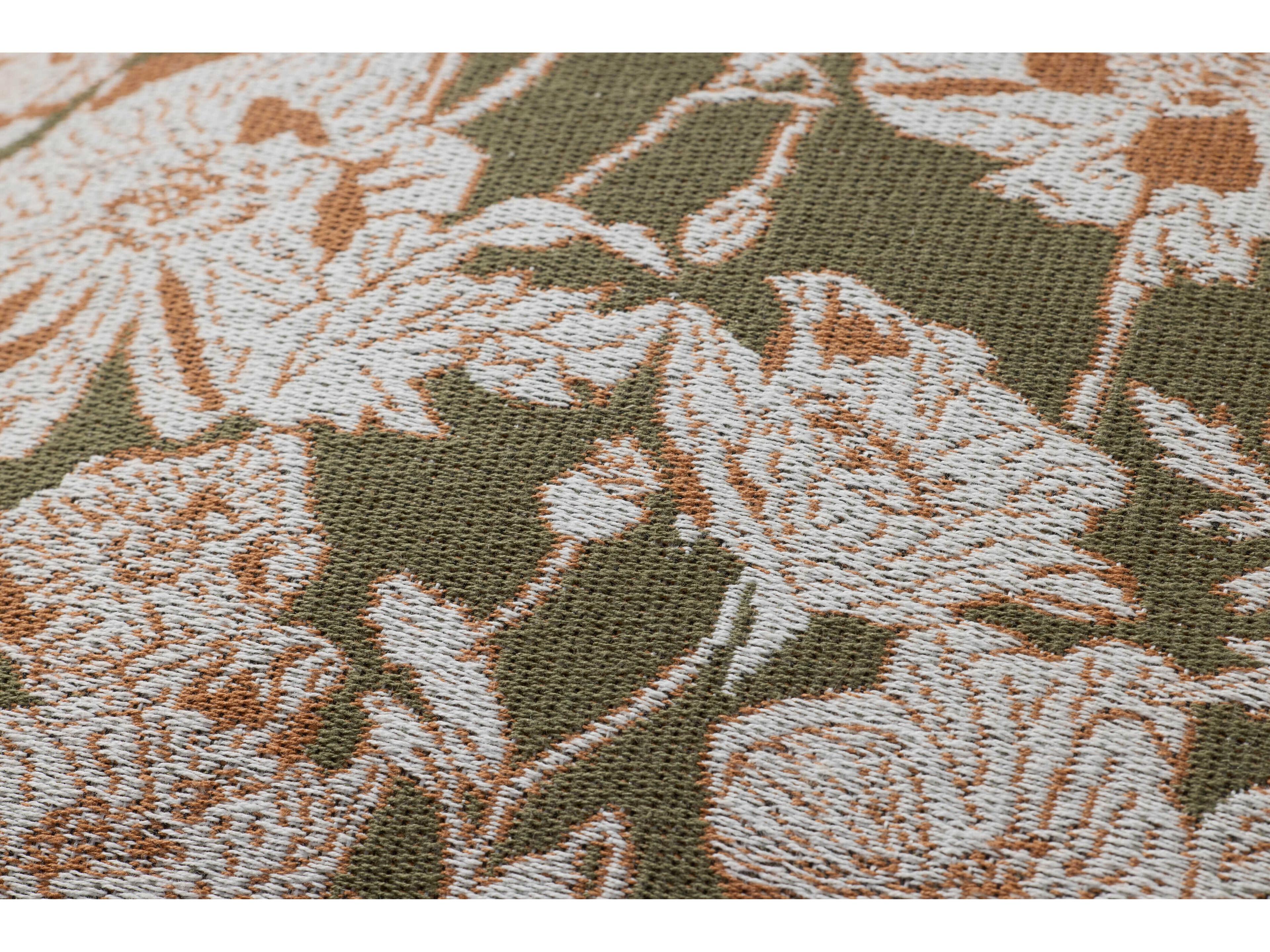 Loloi Rugs Chris Loves Julia Olive / Orange Pillow