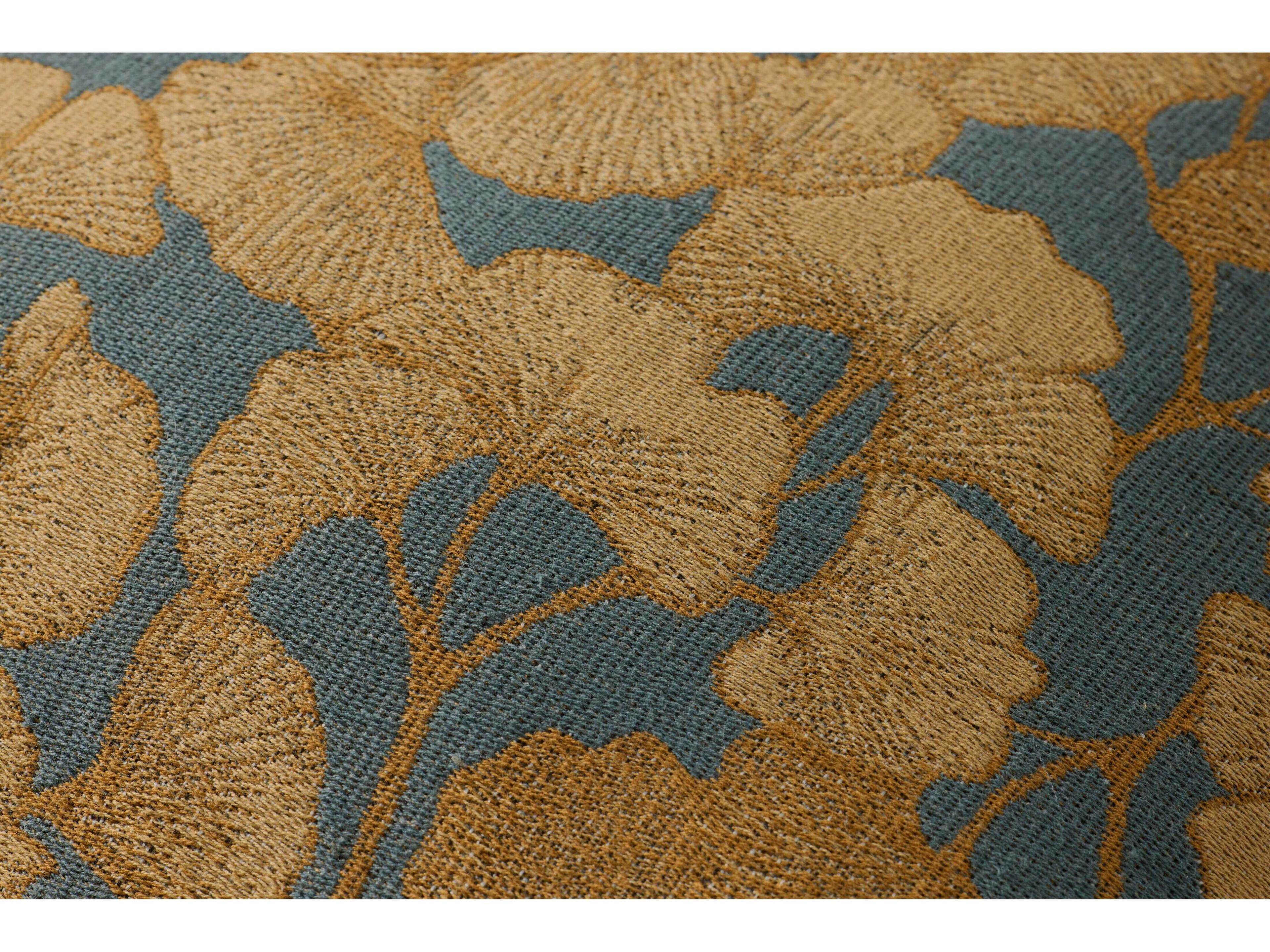 Loloi Rugs Chris Loves Julia Blue / Gold Pillow