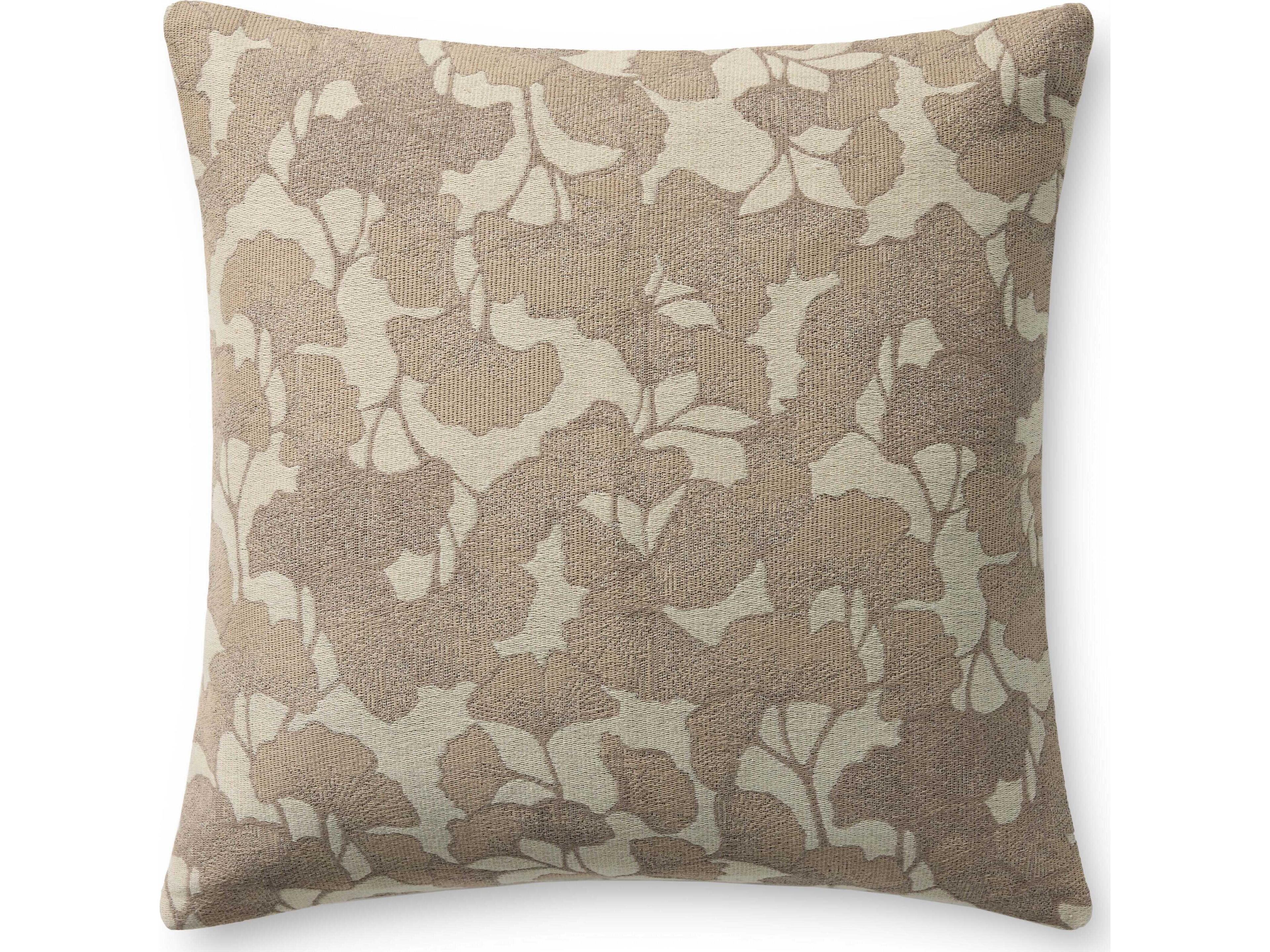 Loloi Rugs Chris Loves Julia Ivory / Silver Pillow