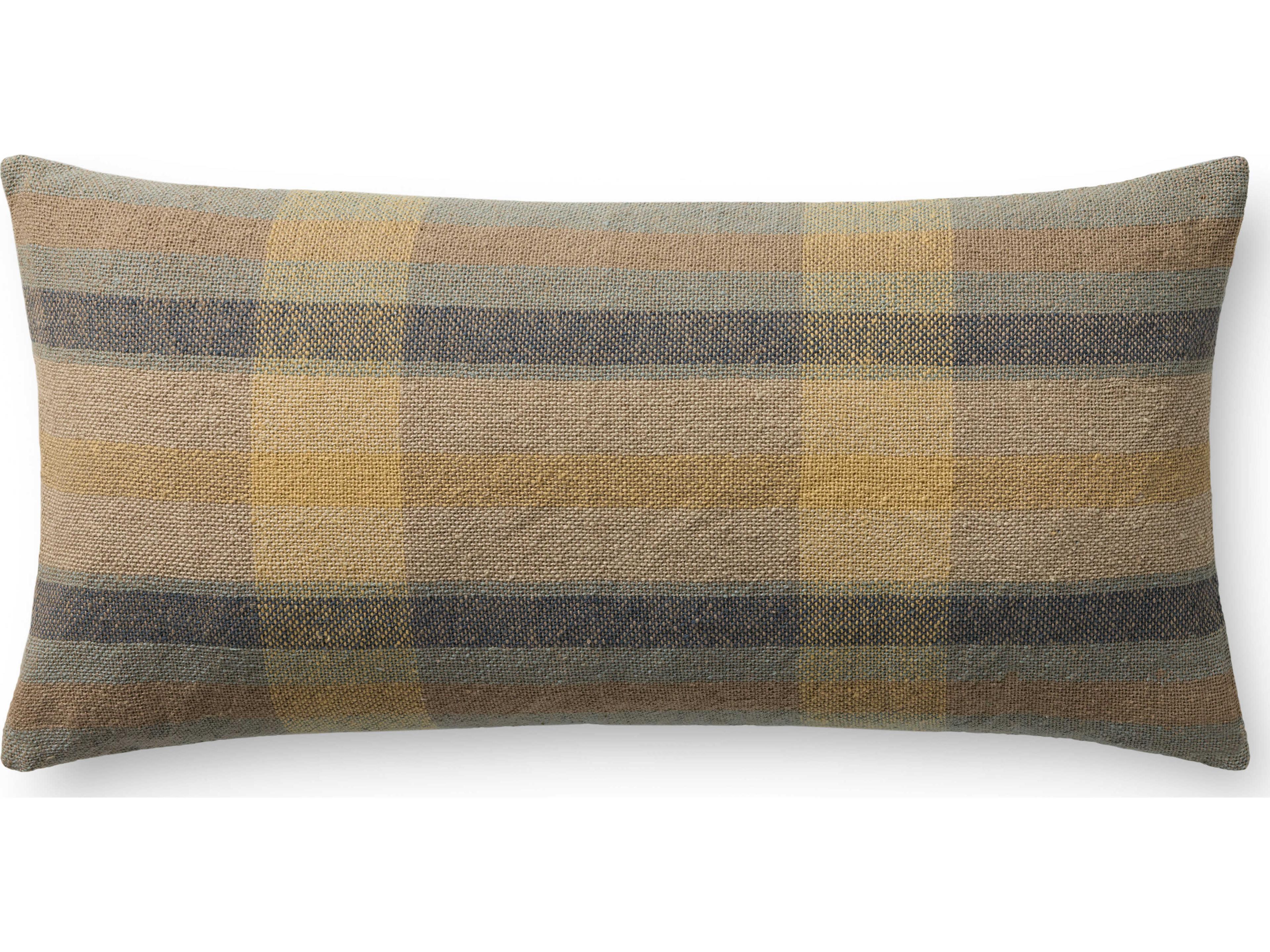 Loloi Rugs Chris Loves Julia Yellow / Blue Pillow