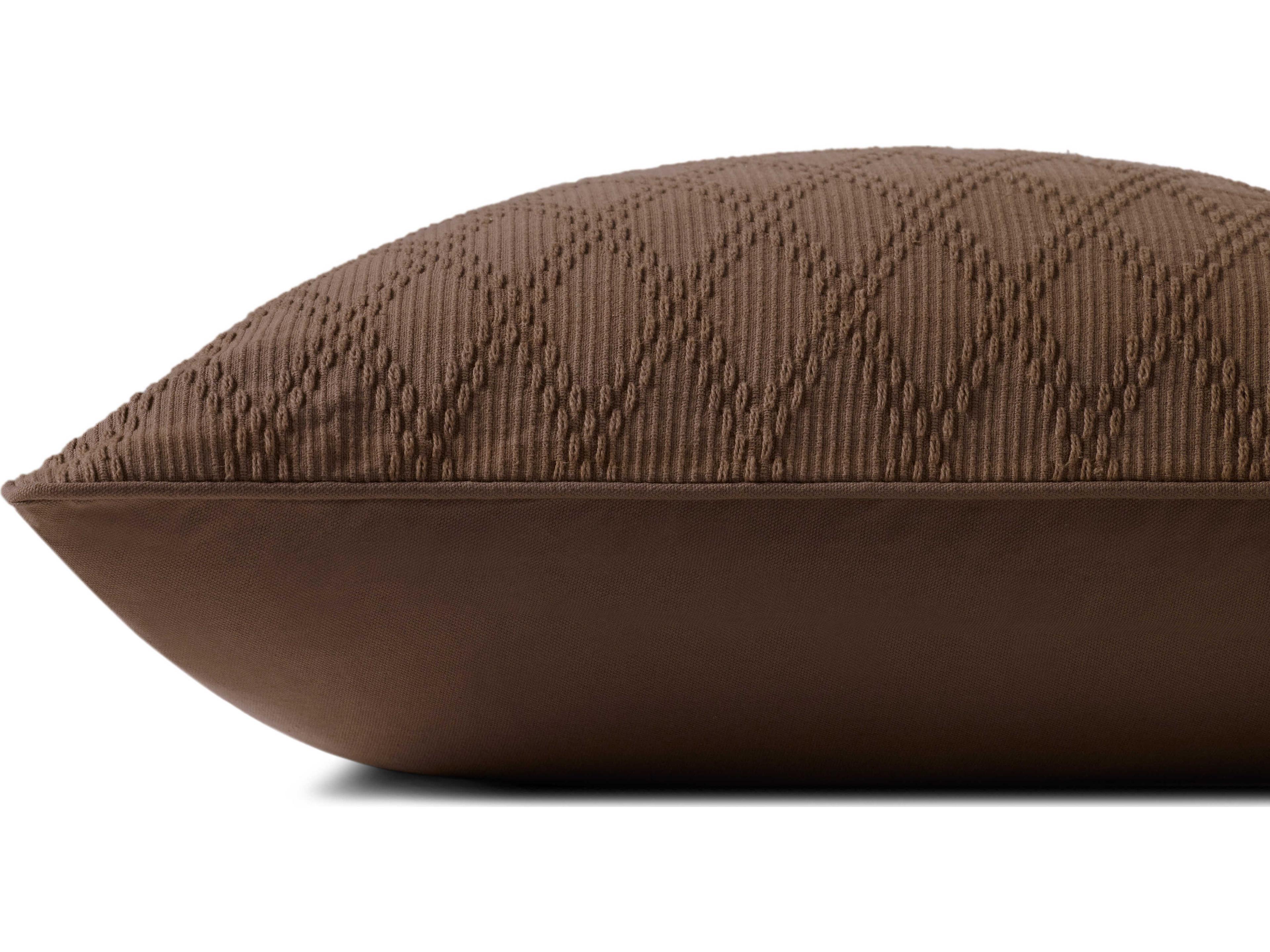 Loloi Rugs Chris Loves Julia Brown Pillow