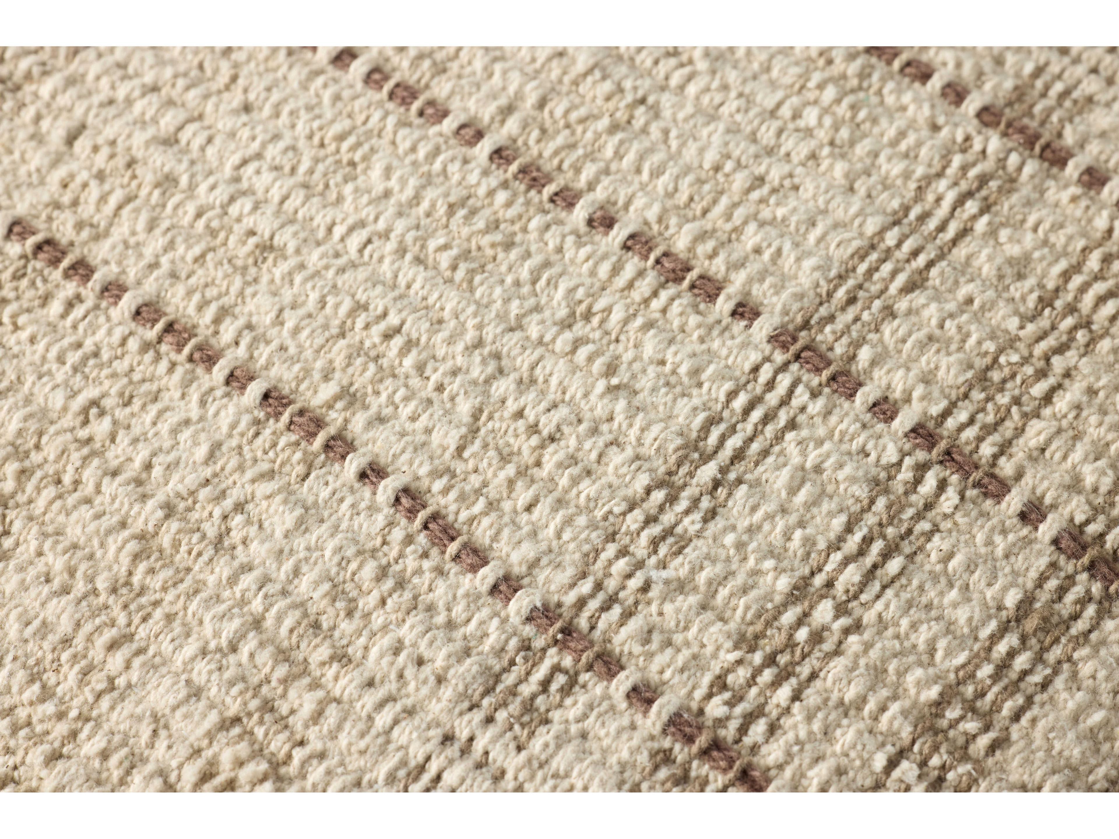 Loloi Rugs Chris Loves Julia Ivory / Brown Pillow