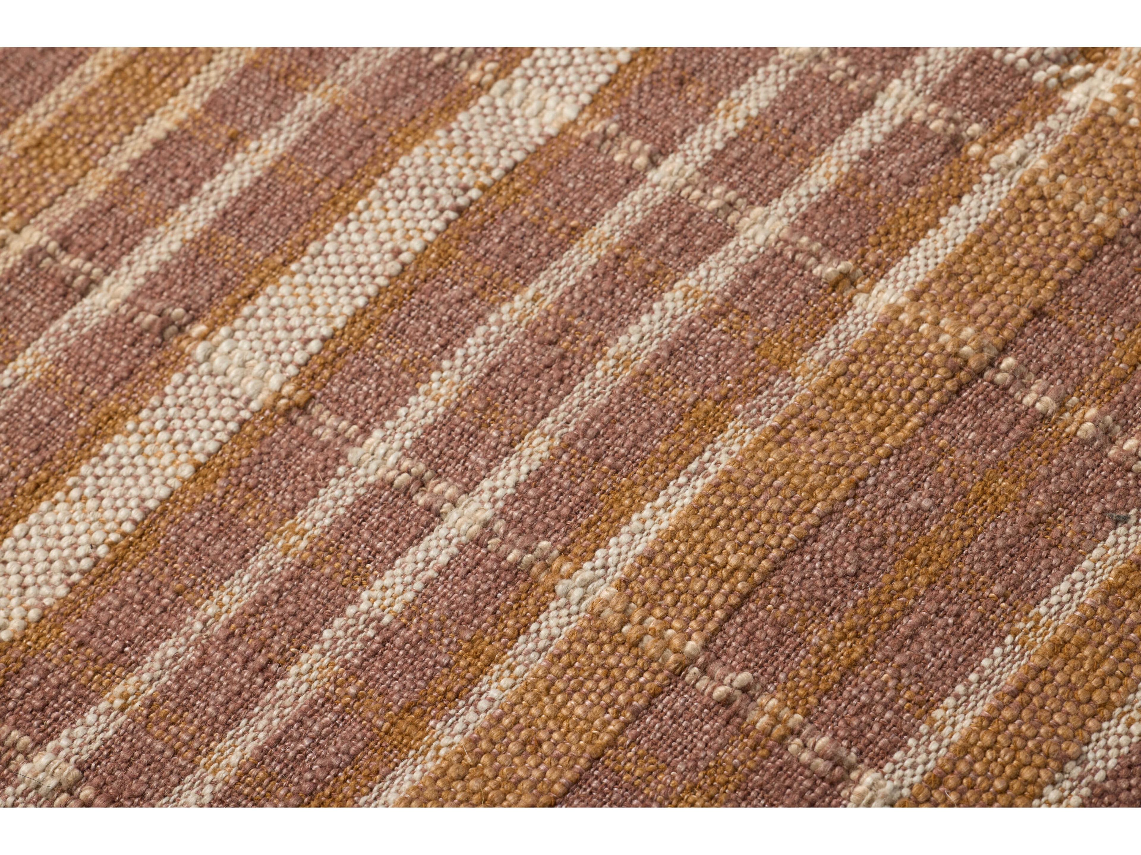 Loloi Rugs Wallace Clay Brown Upholstered Ottoman