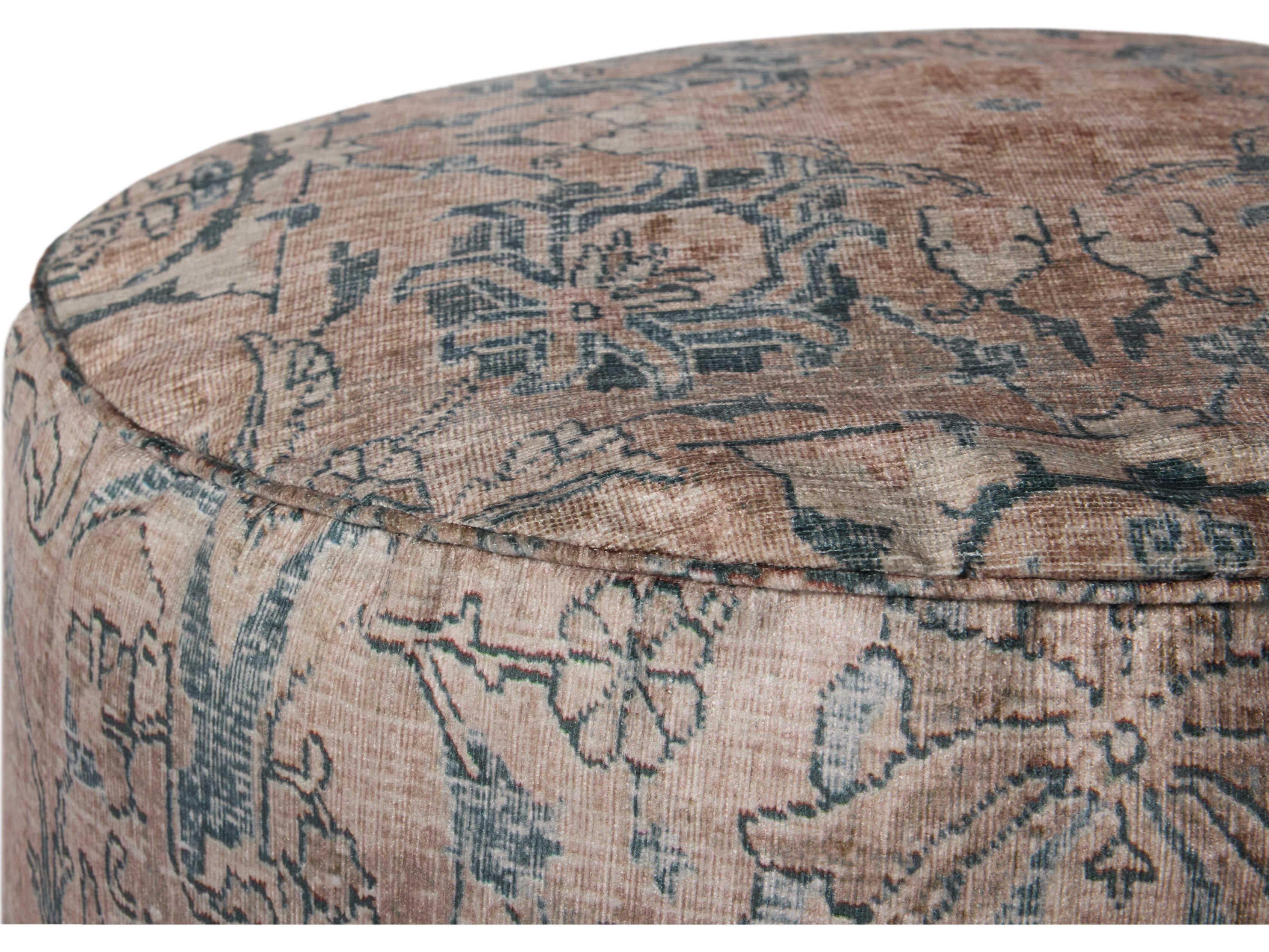 Loloi Rugs Taupe Tan Upholstered Ottoman