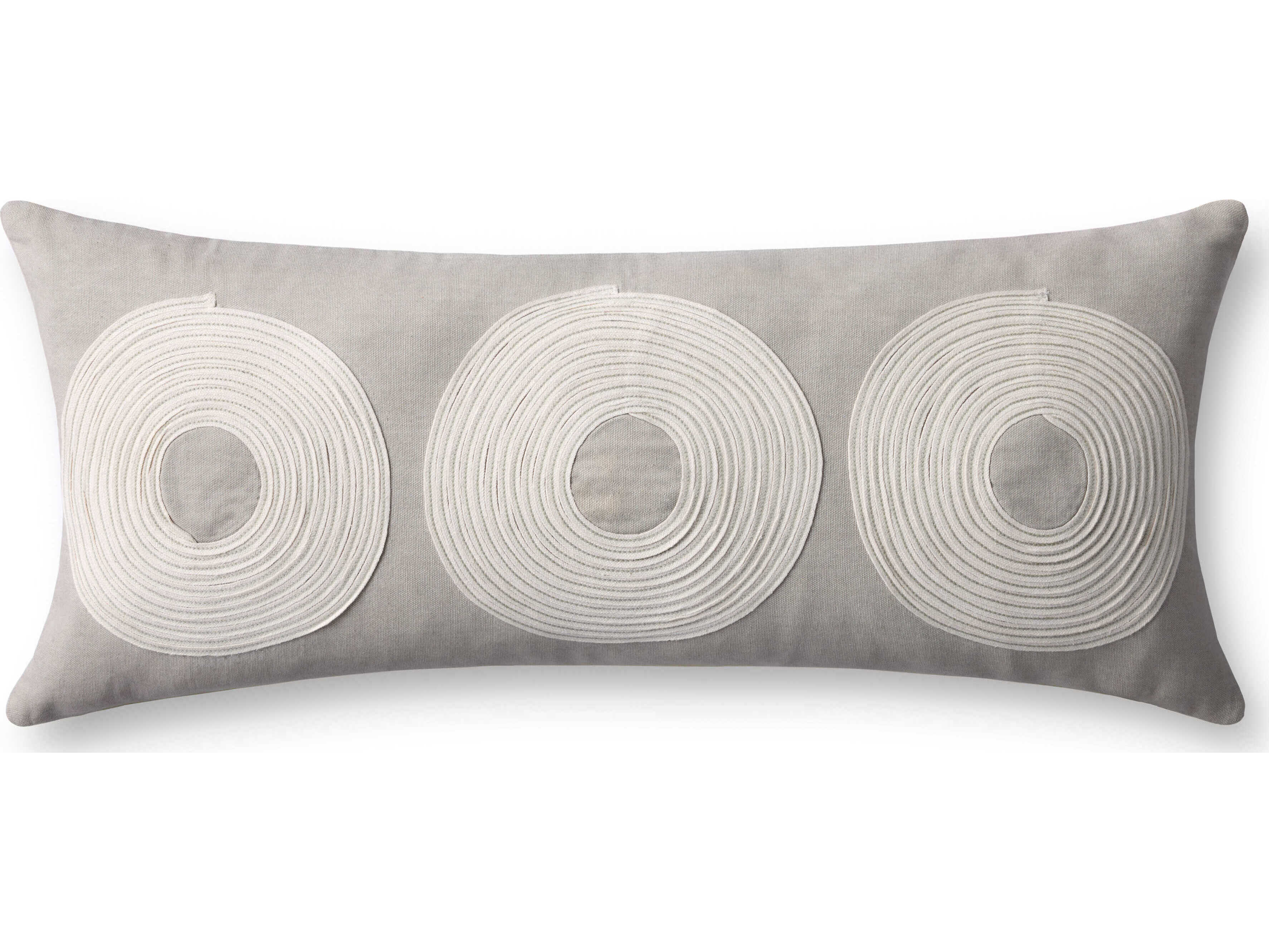 Loloi Rugs Taupe Natural 27" x 12" Pillow