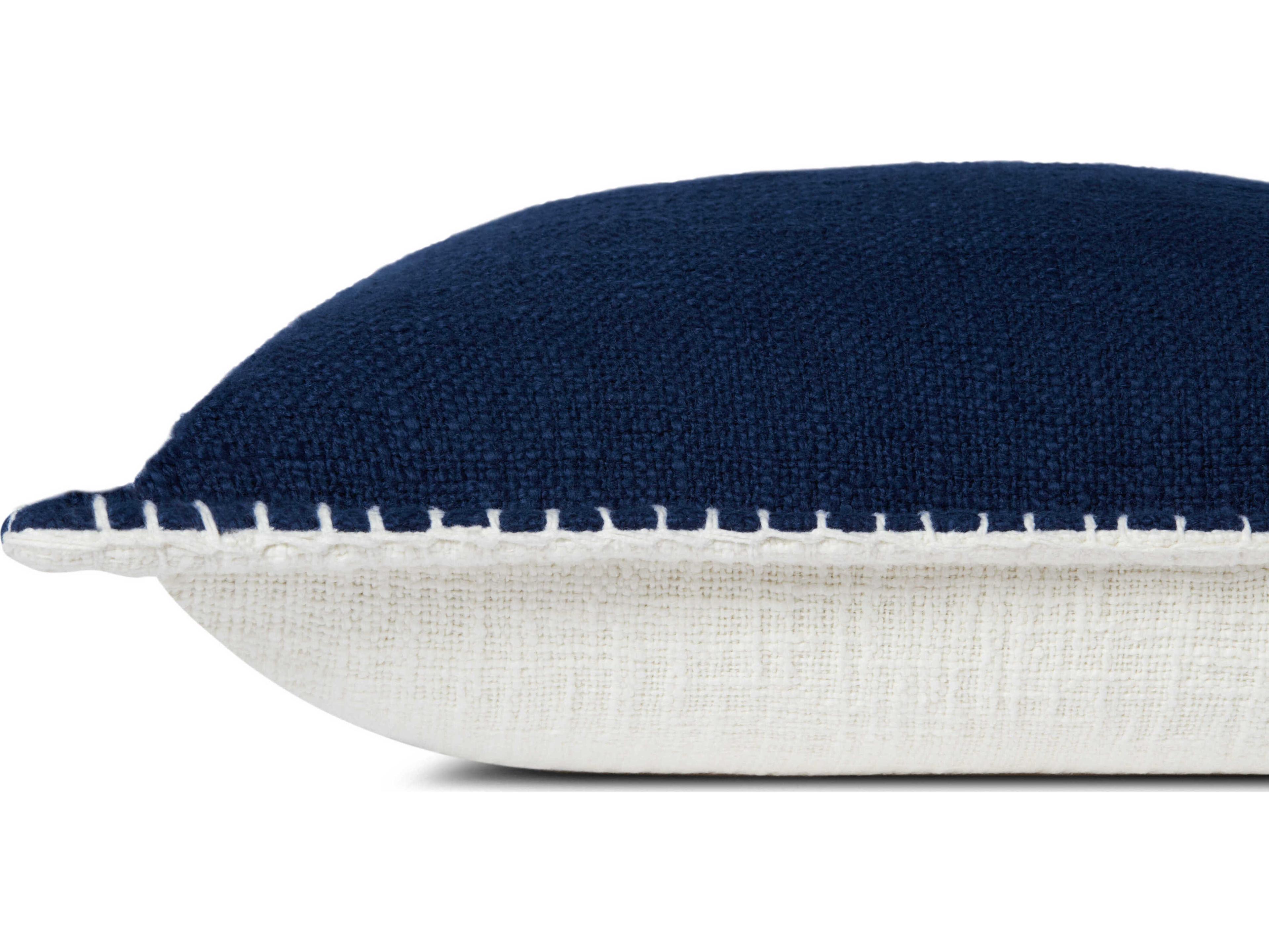Loloi Rugs Navy 13" x 21" Pillow