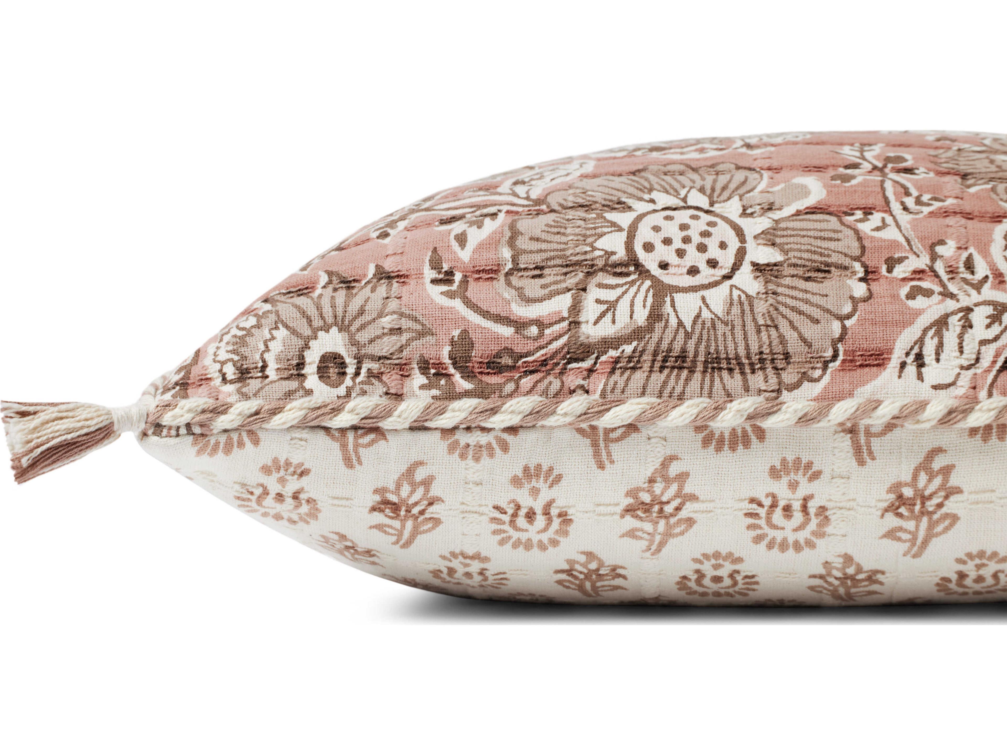 Loloi Rugs Rose / Ivory Pillow