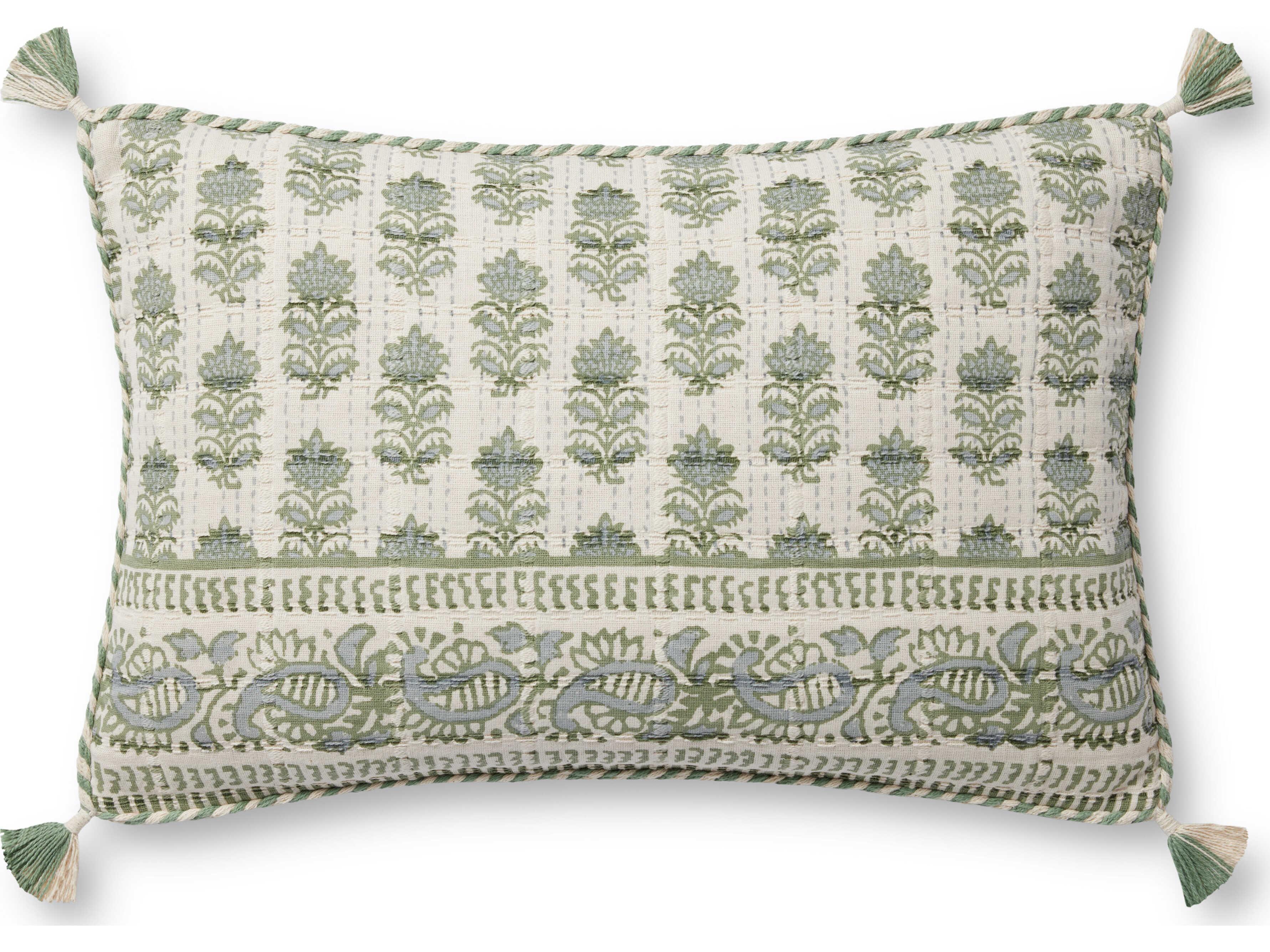 Loloi Rugs Sage / Ivory Pillow