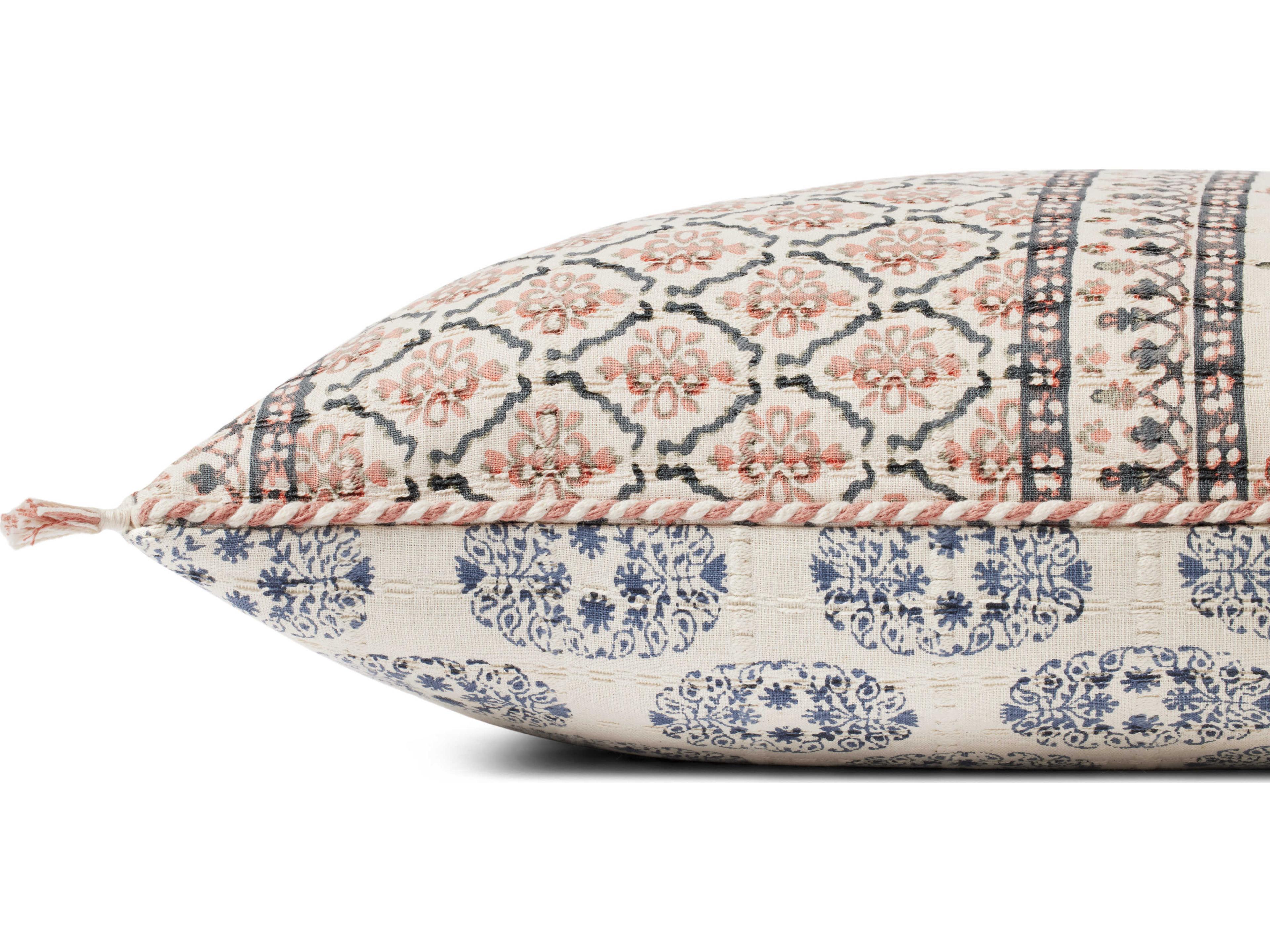 Loloi Rugs Pink / Multi Pillow