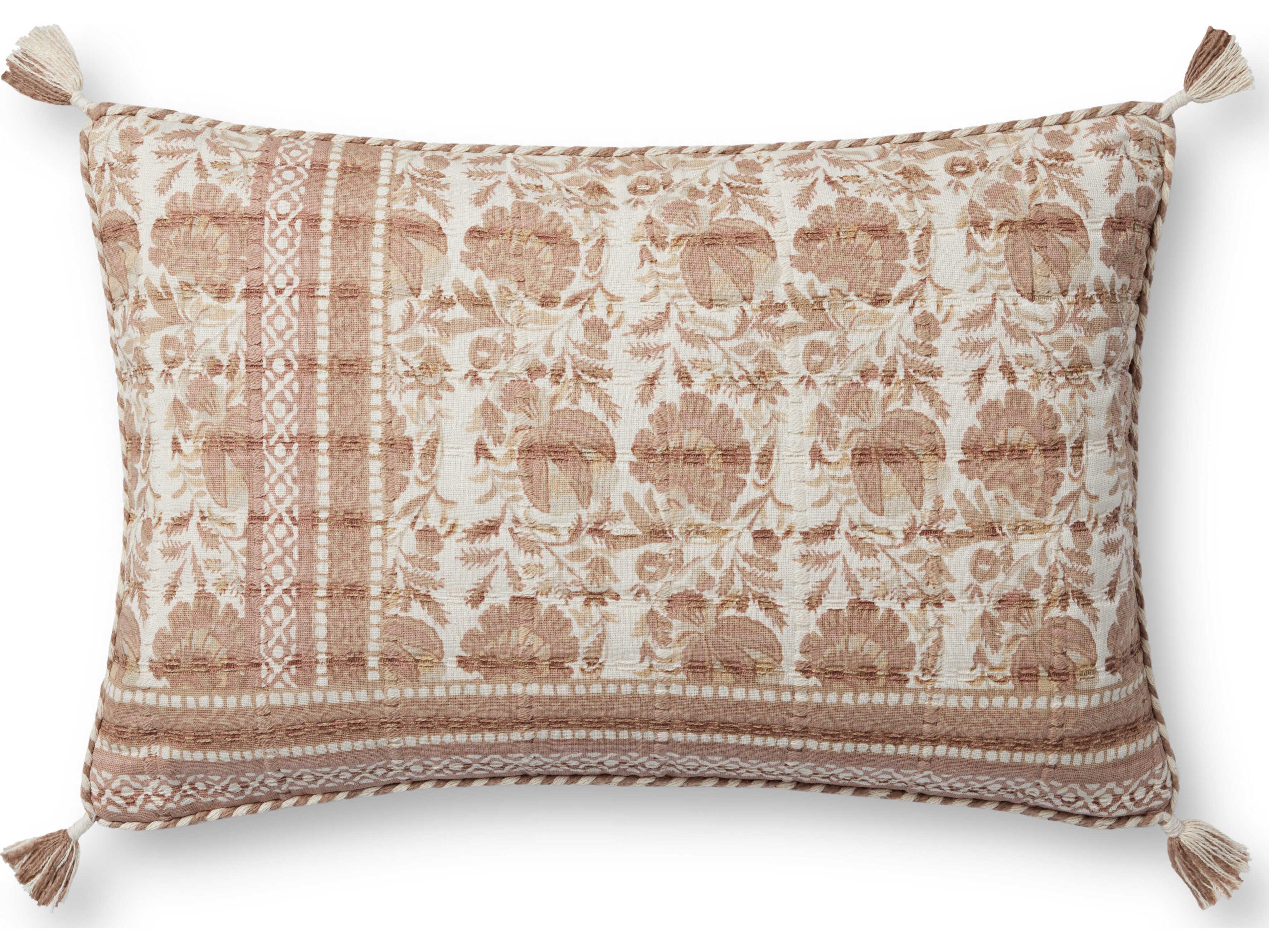 Loloi Rugs Blush / Ivory Pillow